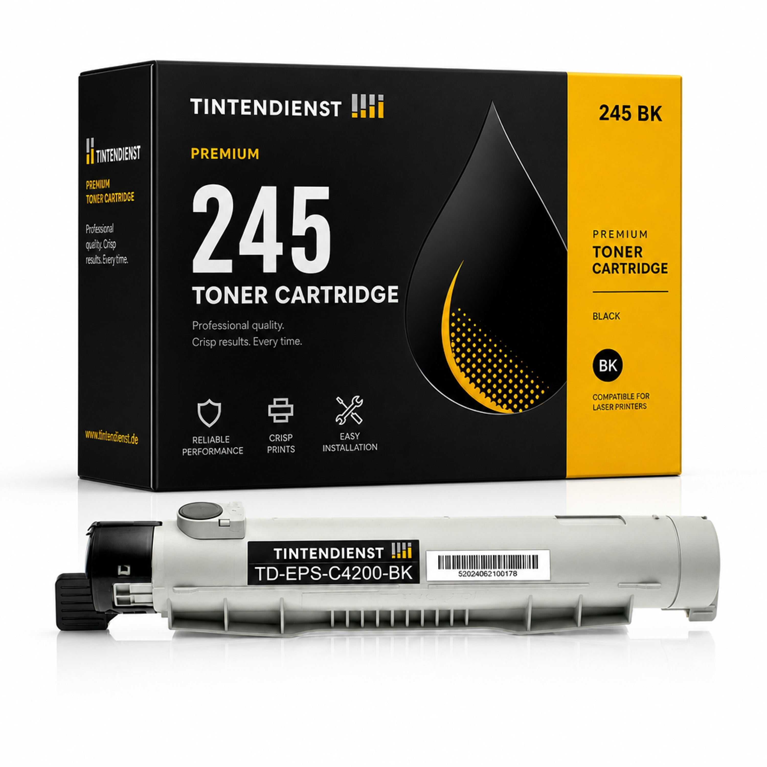 Toner kompatibel zu Epson 245, schwarz