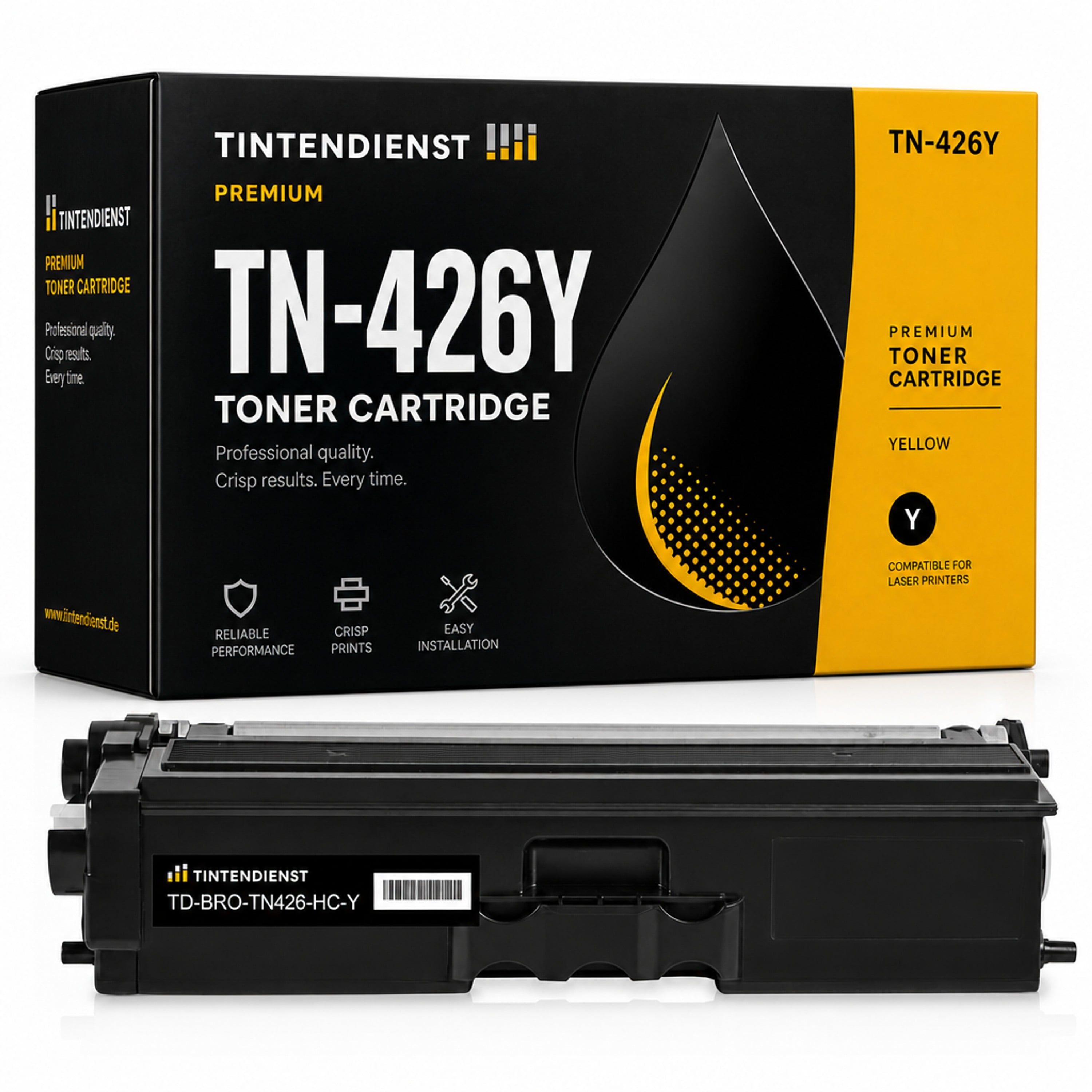 Toner kompatibel zu Brother TN-426Y, gelb