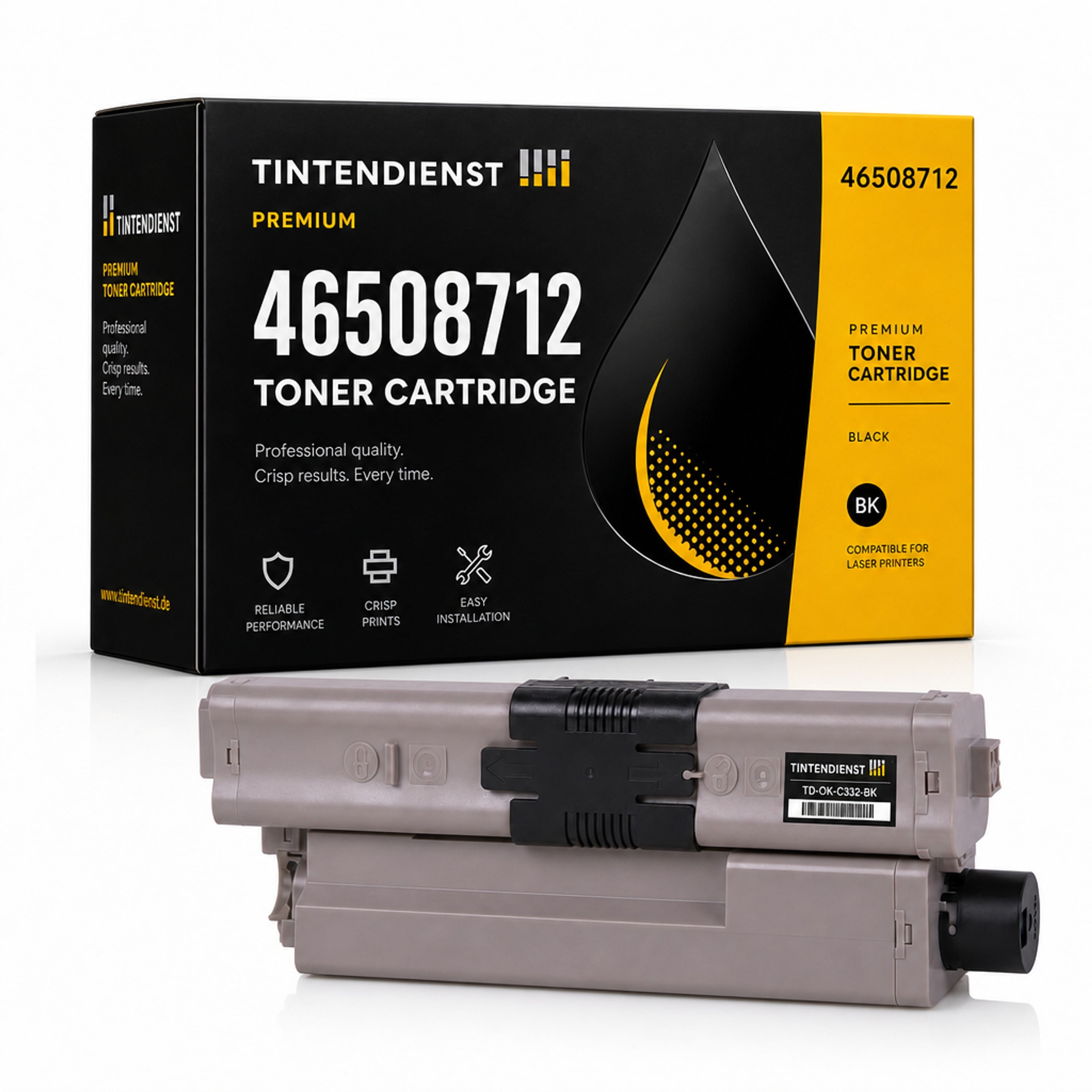 Toner kompatibel zu OKI 46508712, schwarz