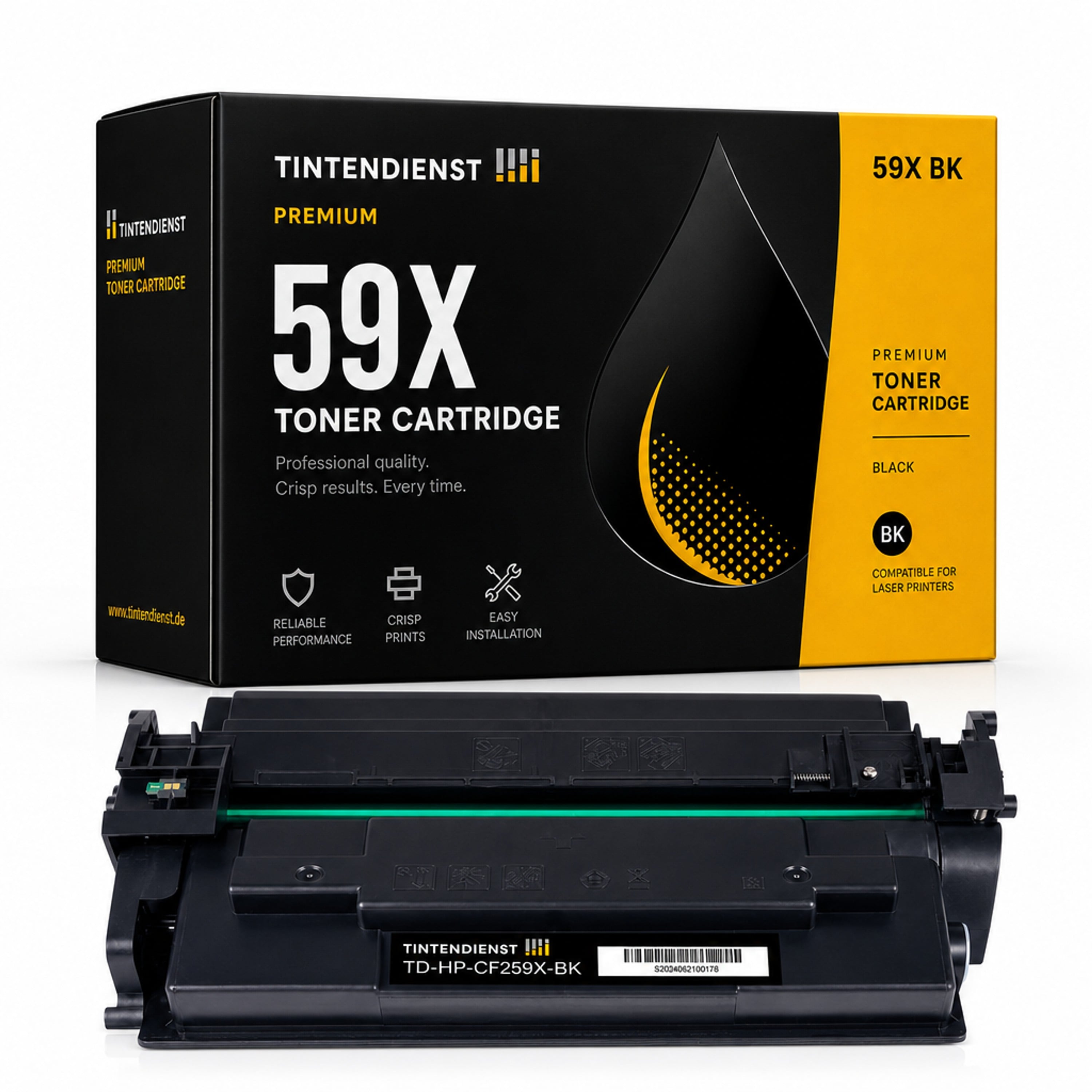 Toner kompatibel zu HP 59X, schwarz