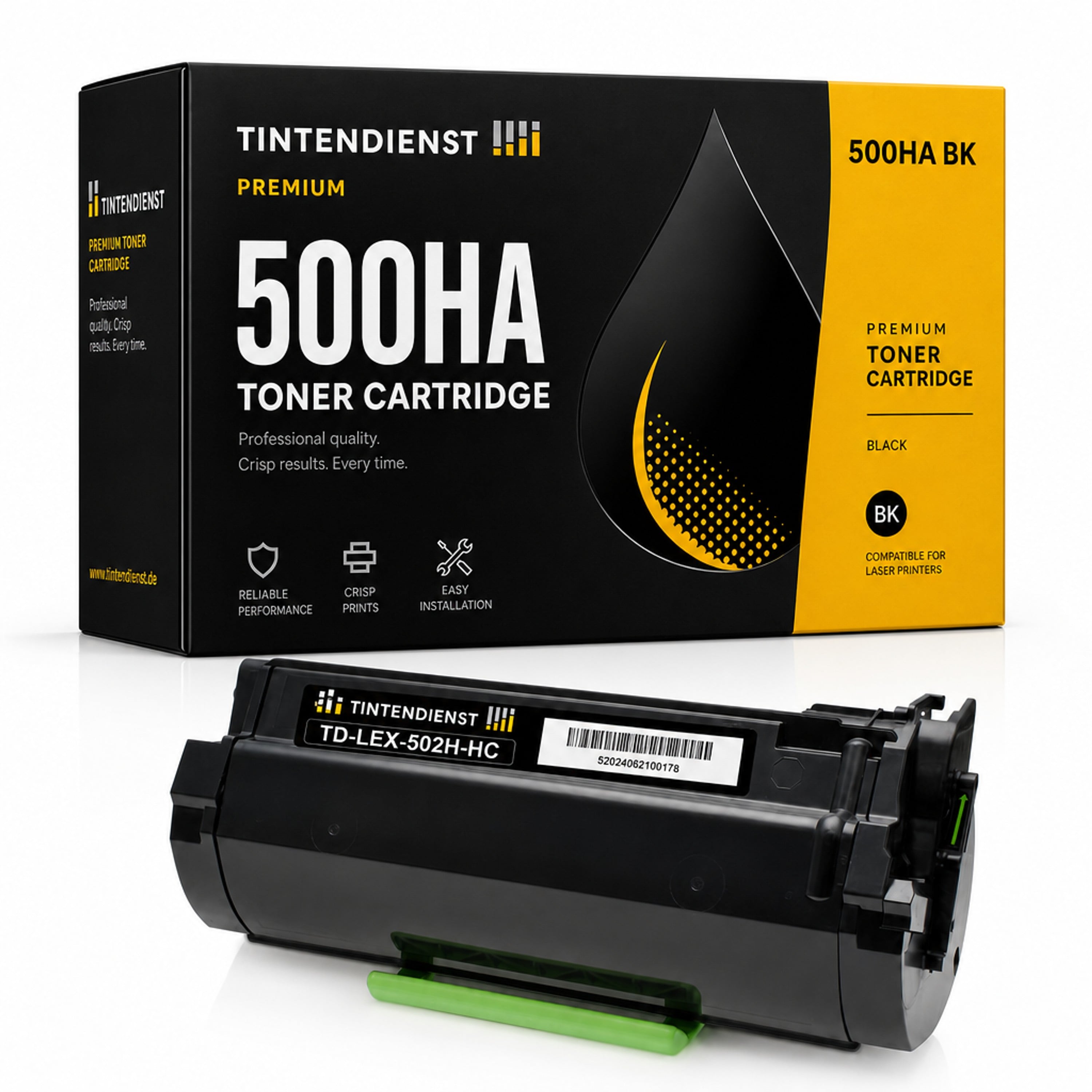 Toner kompatibel zu Lexmark 500HA, schwarz