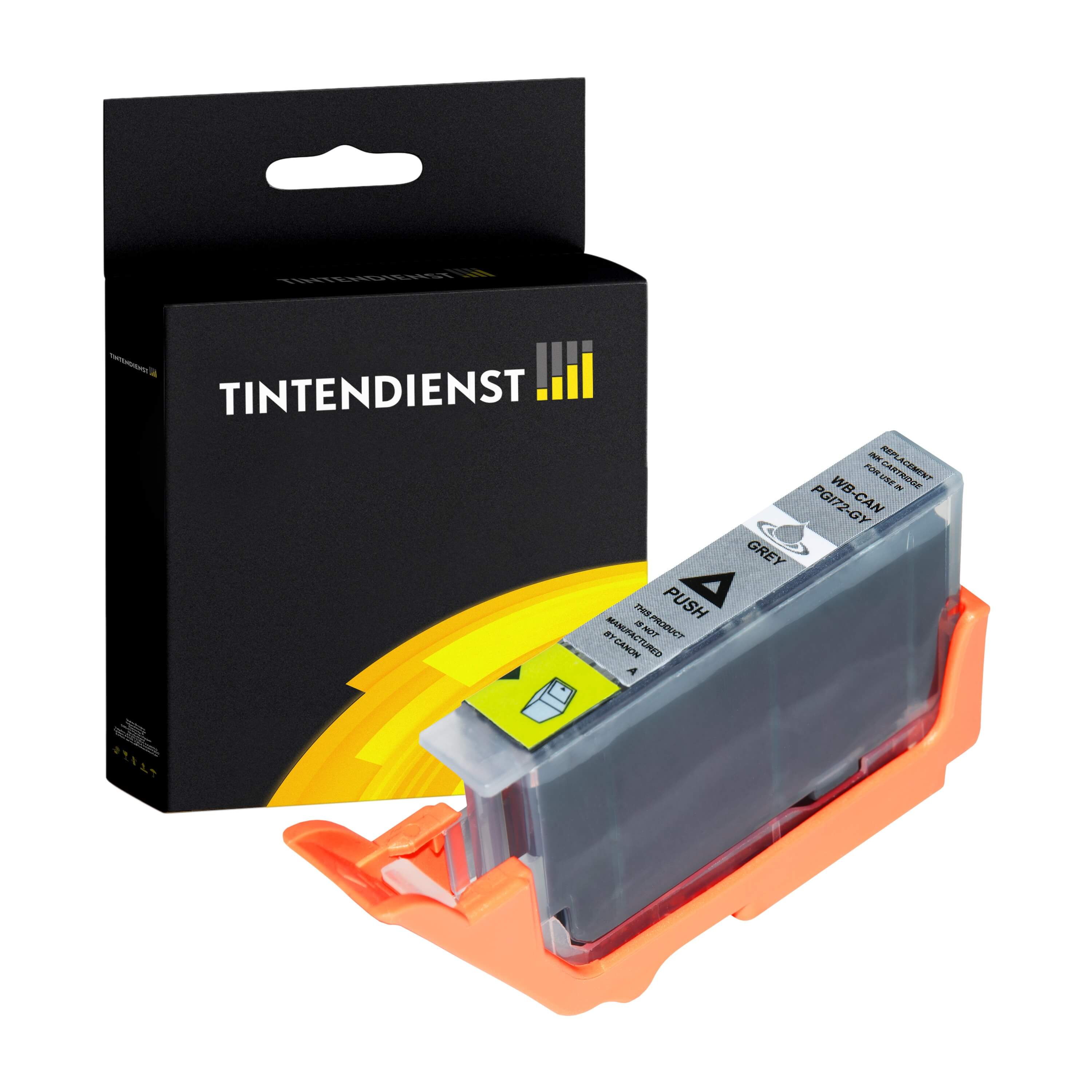 Tintendienst kompatibel für Canon Tintenpatrone 6409B001 / PGI-72GY Grau