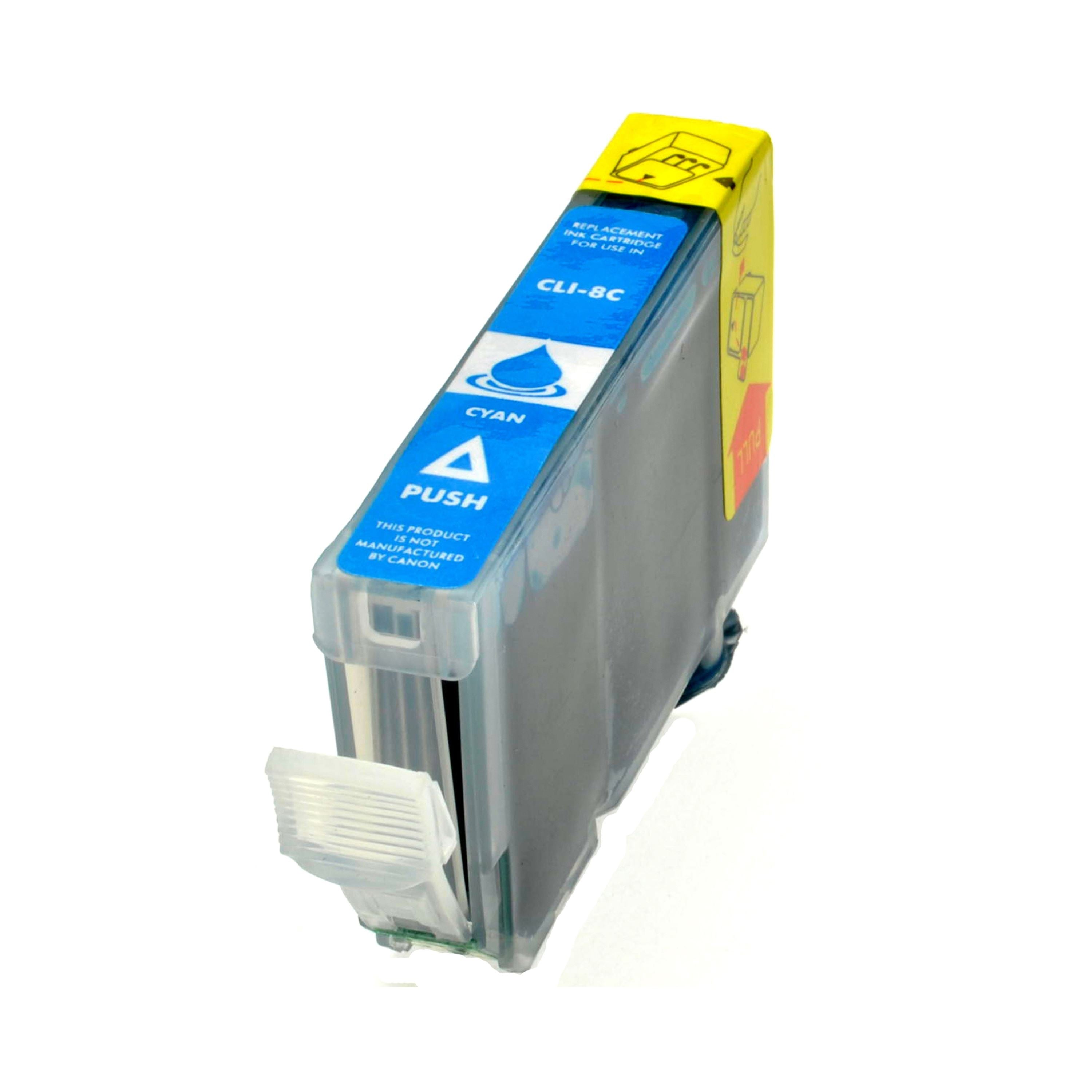 Druckerpatrone ersetzt Canon CLI-8C, cyan
