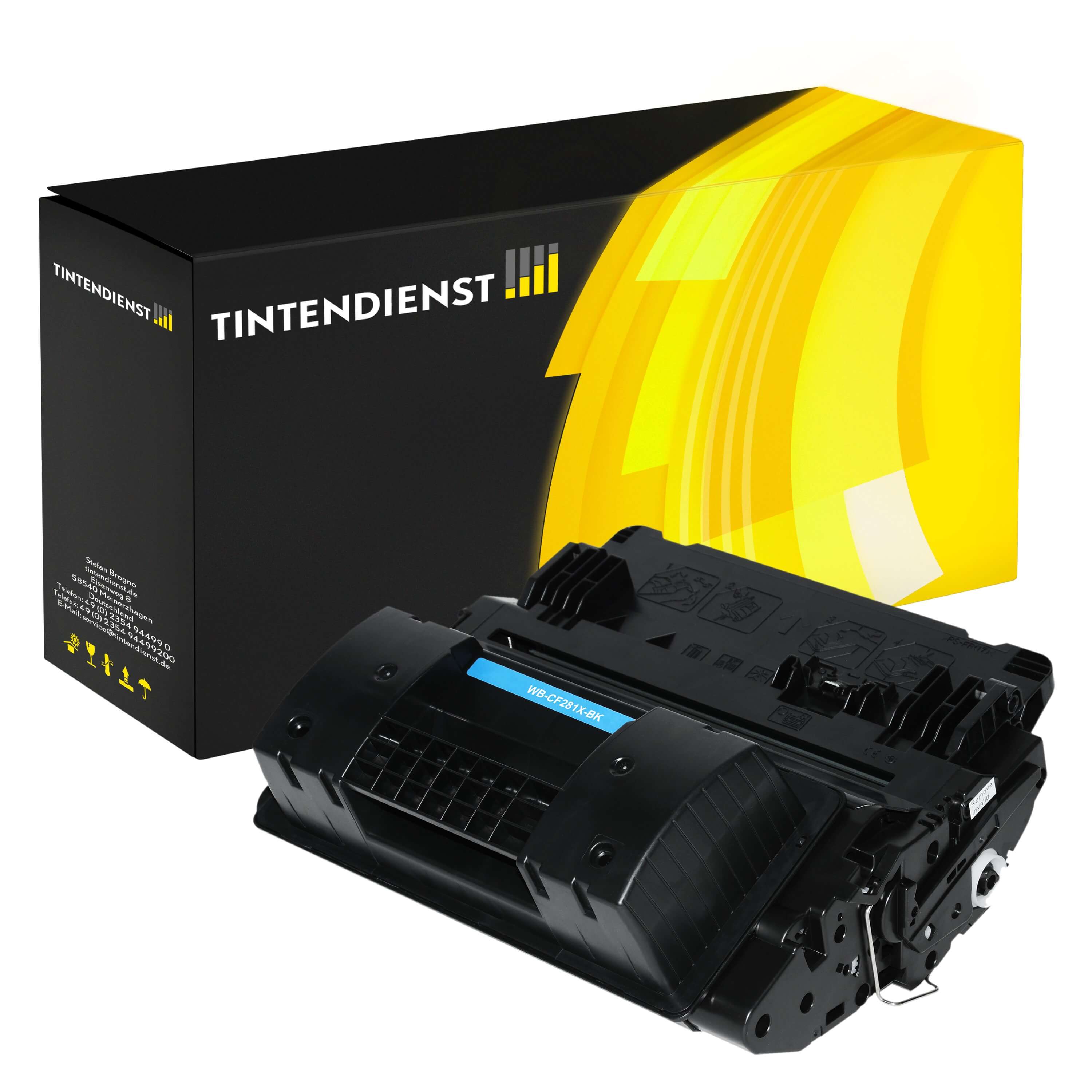 Toner kompatibel zu HP 81X, schwarz