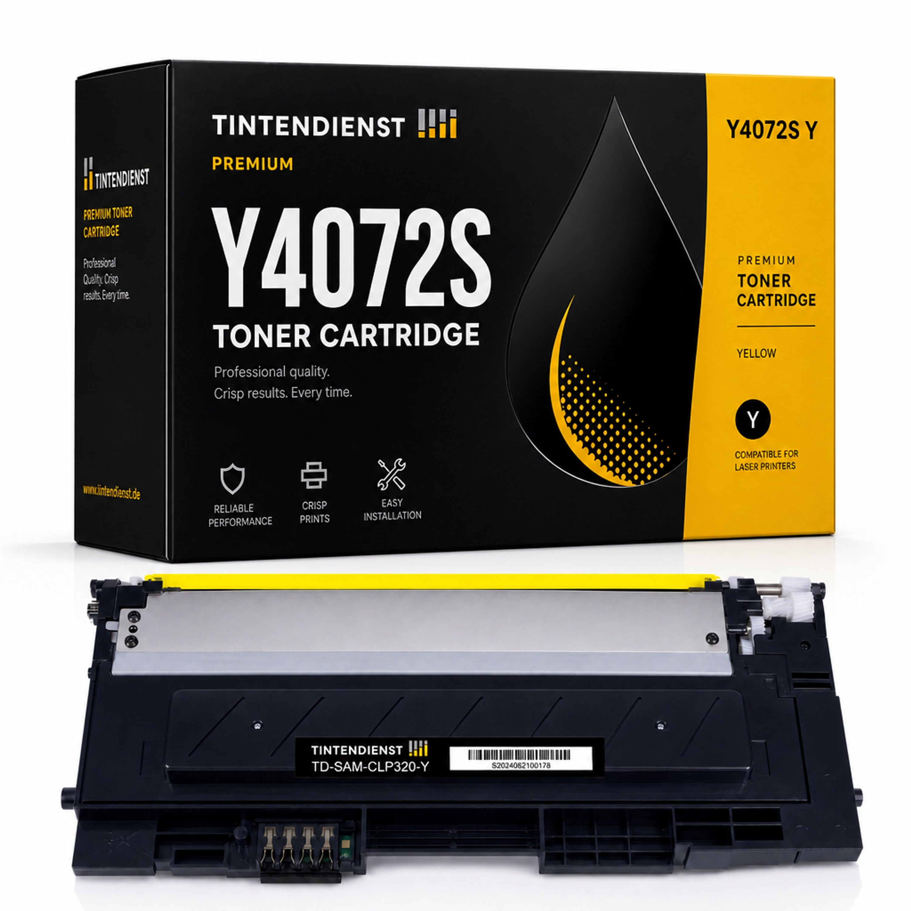 Toner kompatibel zu Samsung Y4072S, gelb