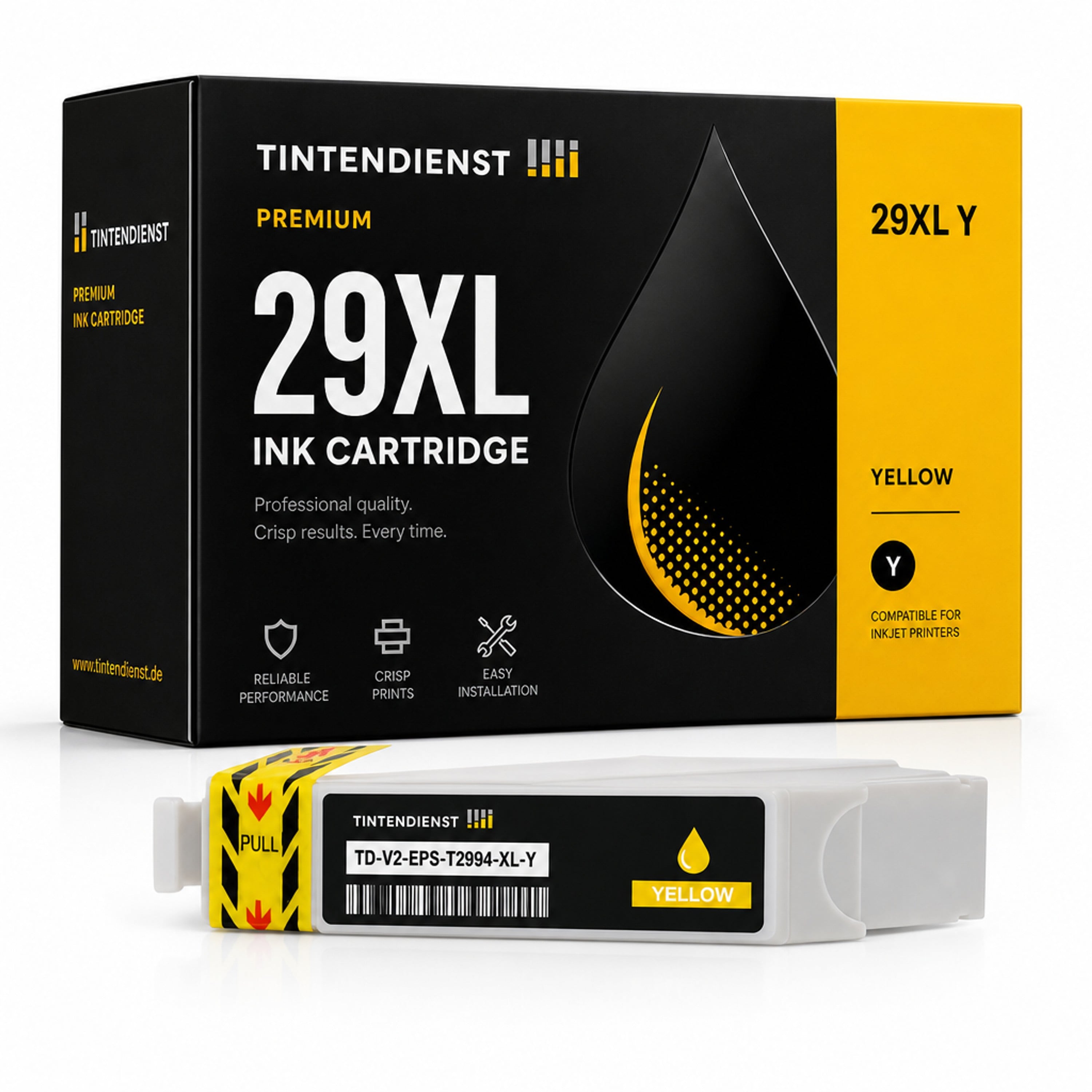 Druckerpatrone kompatibel zu Epson 29XL, gelb