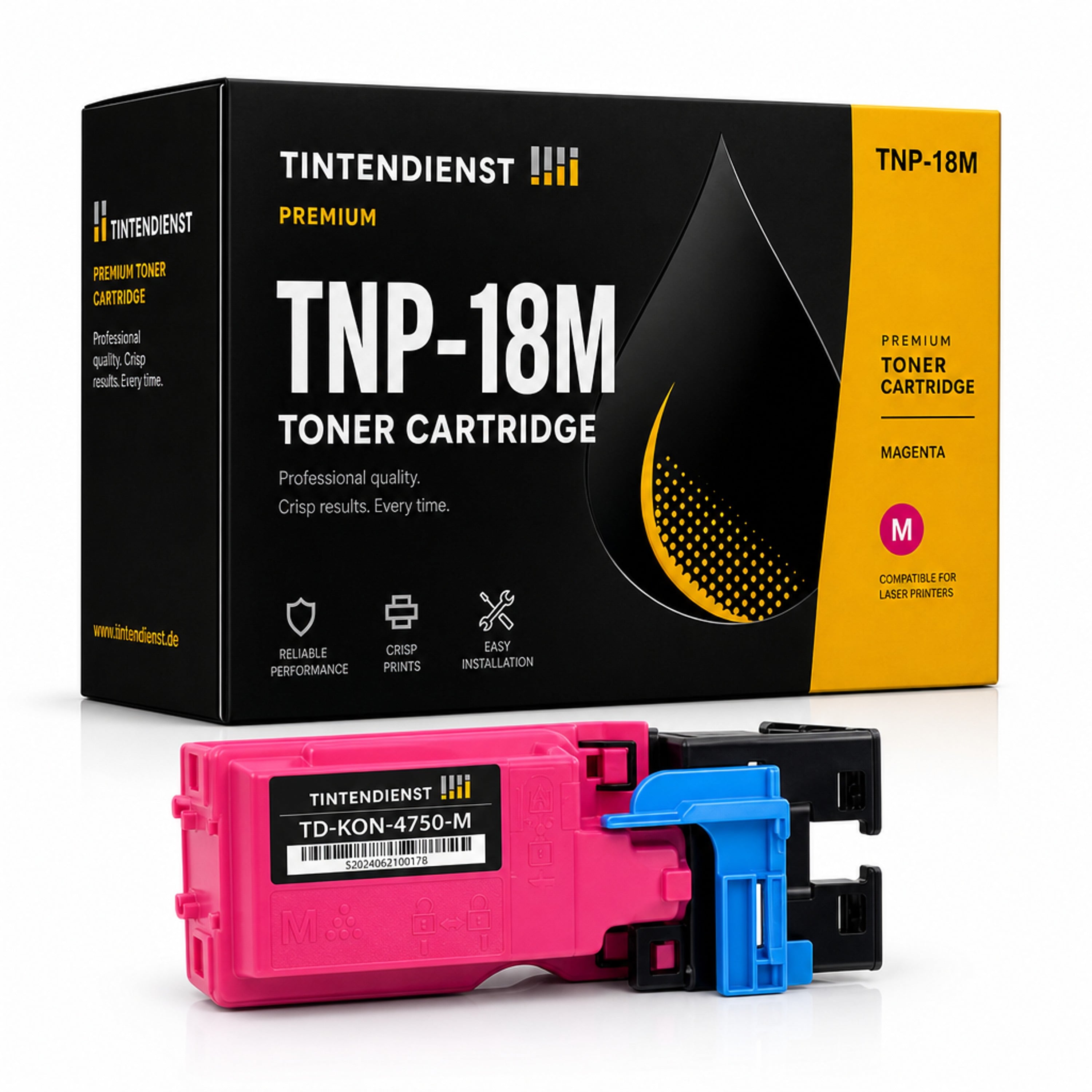 Toner kompatibel zu Konica Minolta TNP-18M, magenta