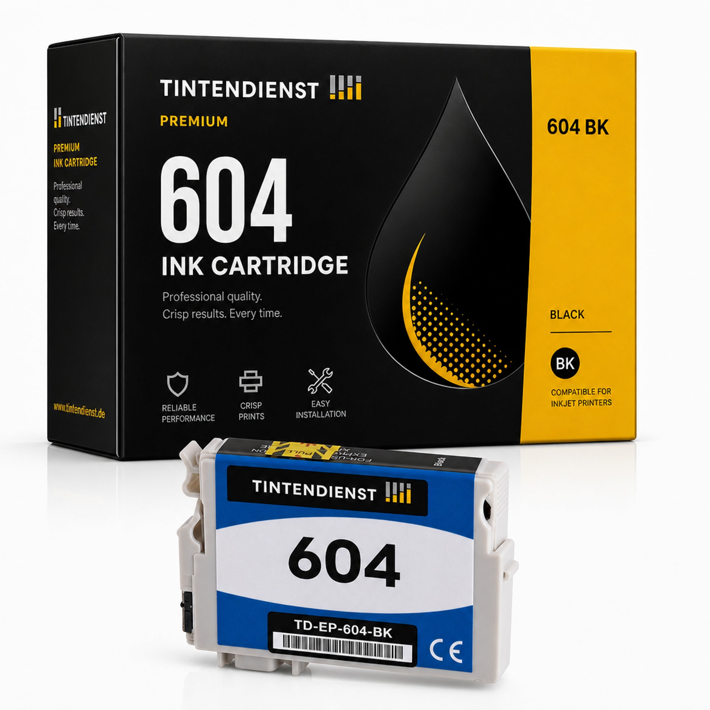 Druckerpatrone kompatibel zu Epson 604, schwarz