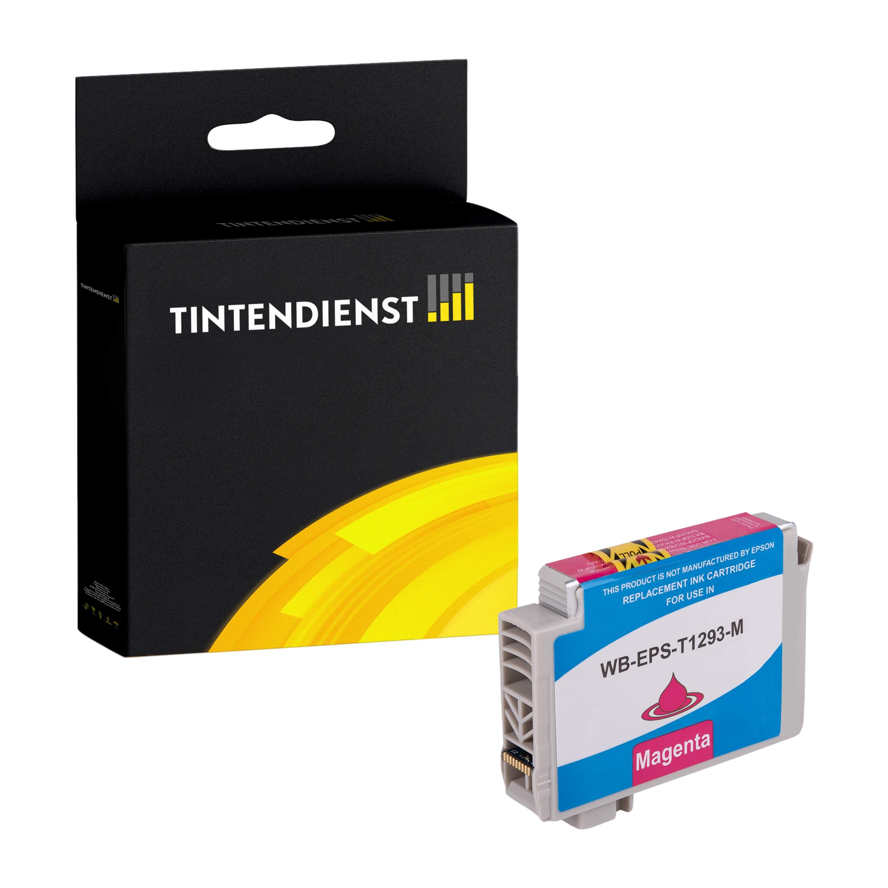 Tintendienst kompatibel für Epson Tintenpatrone C13T12934012 / T1293 Magenta