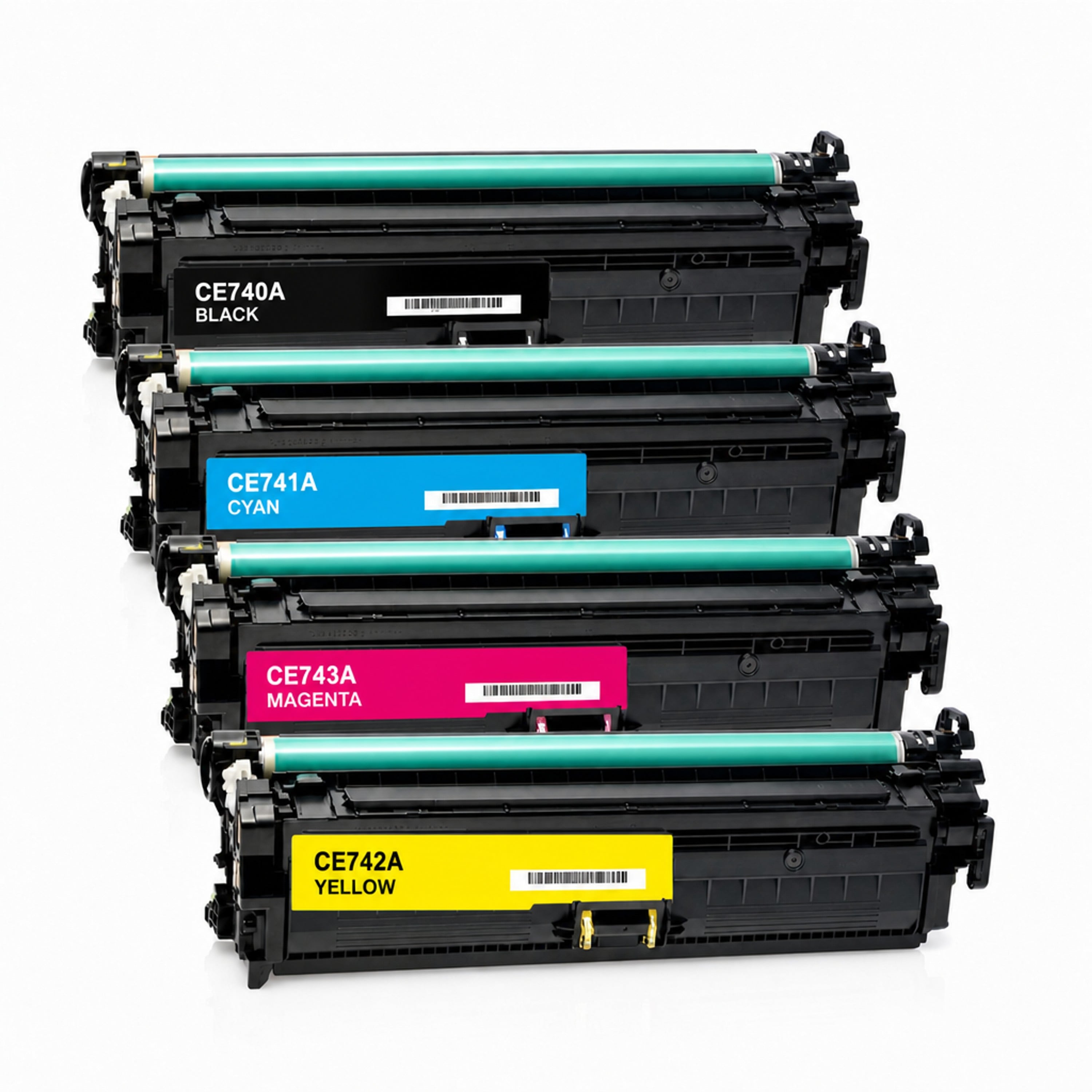 Multipack - Toner ersetzt HP CE740A, 4 Toner