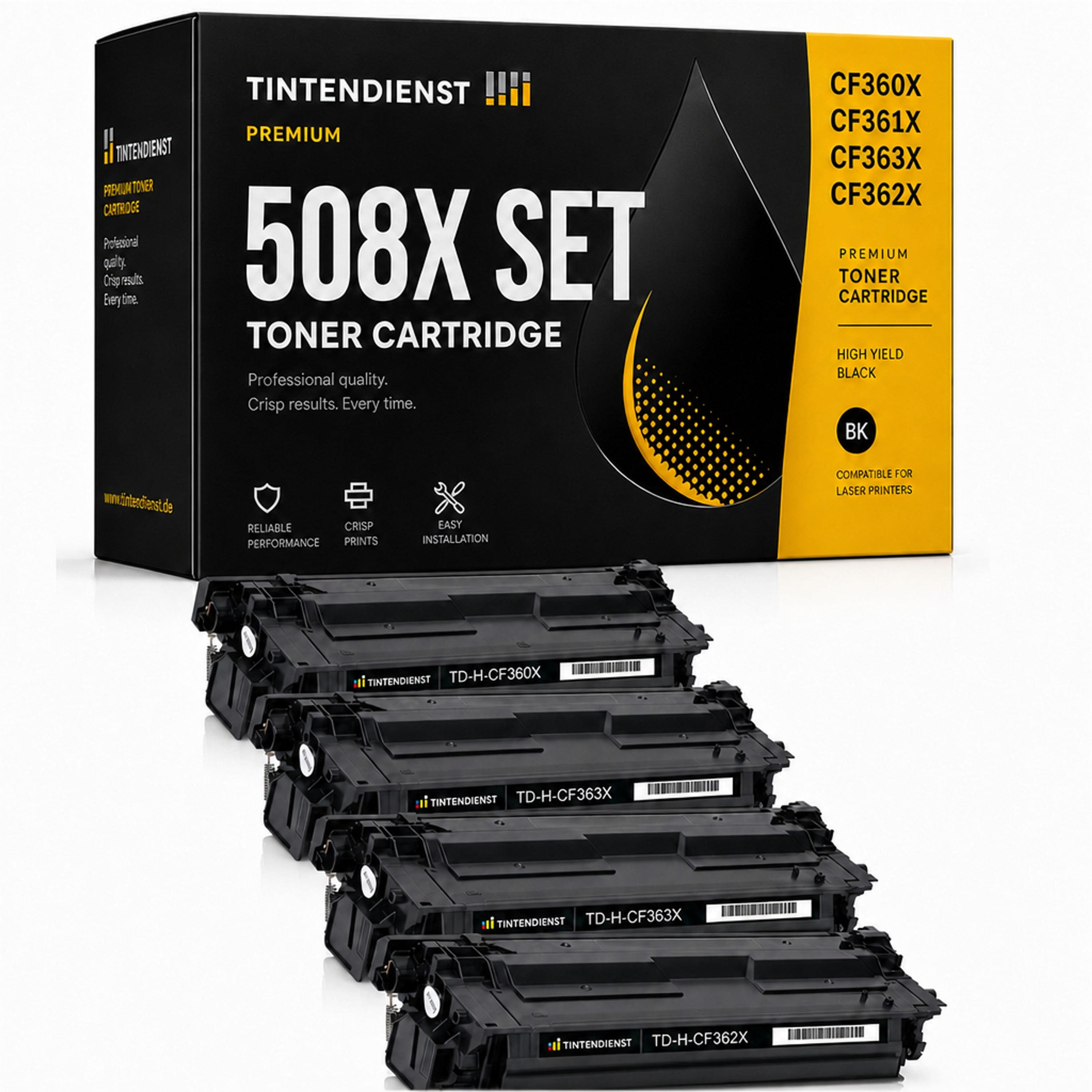Set kompatibel zu HP CF360X, 4 Toner