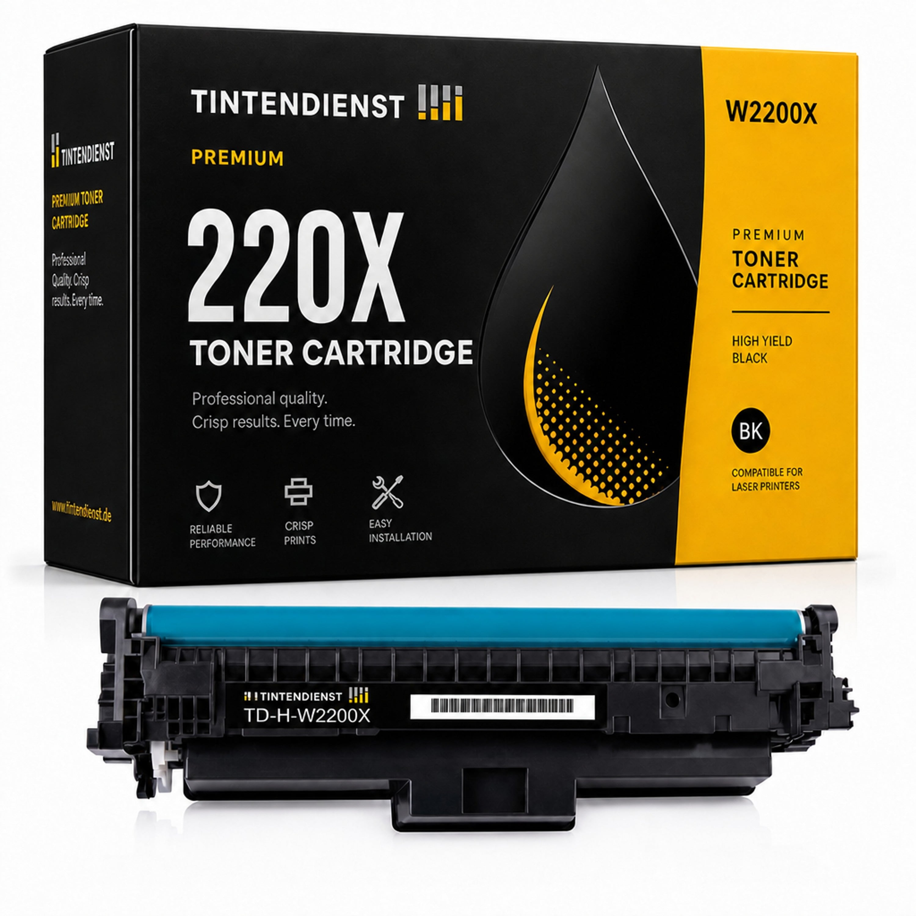 Toner kompatibel zu HP 220X, schwarz