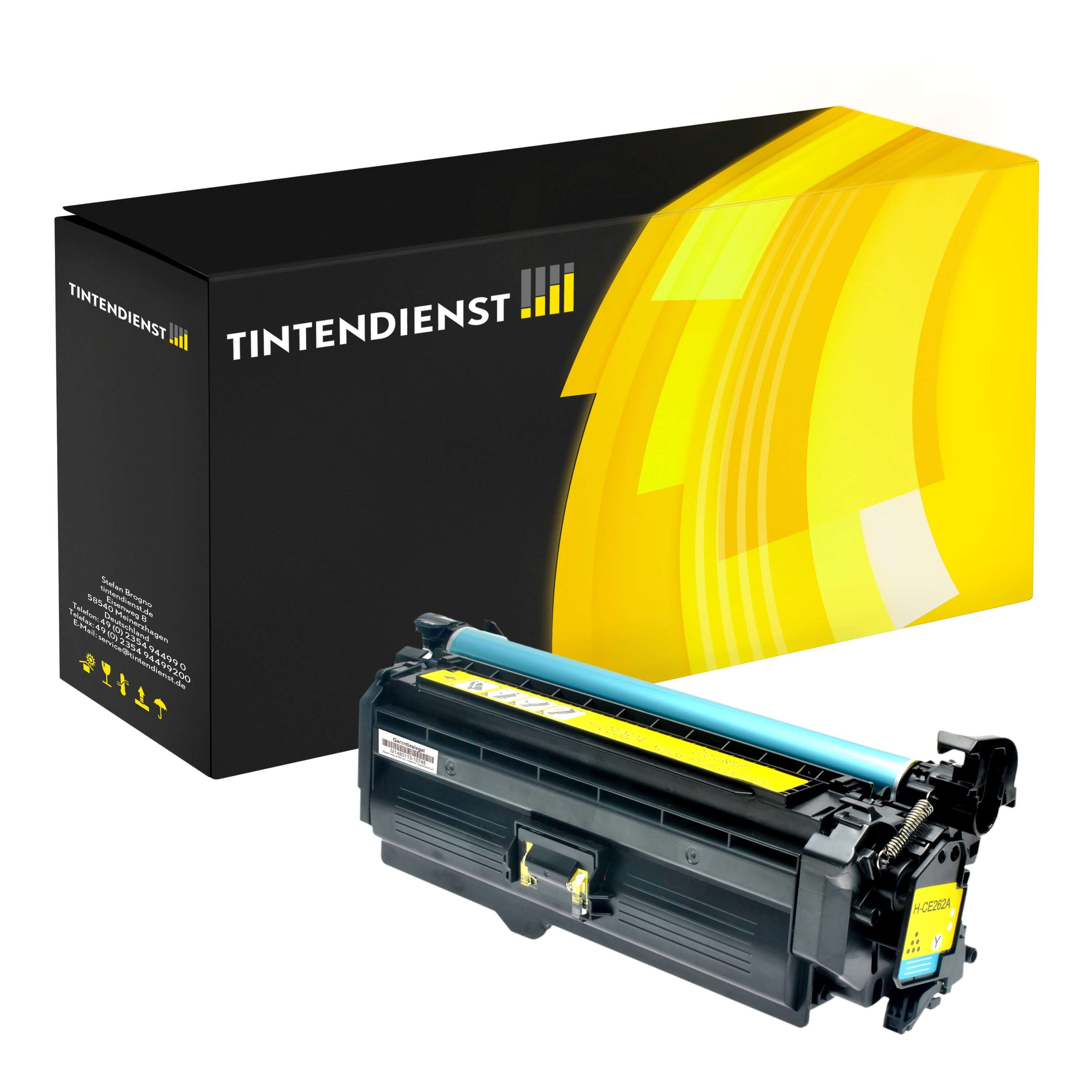 Toner kompatibel zu HP 648A, gelb