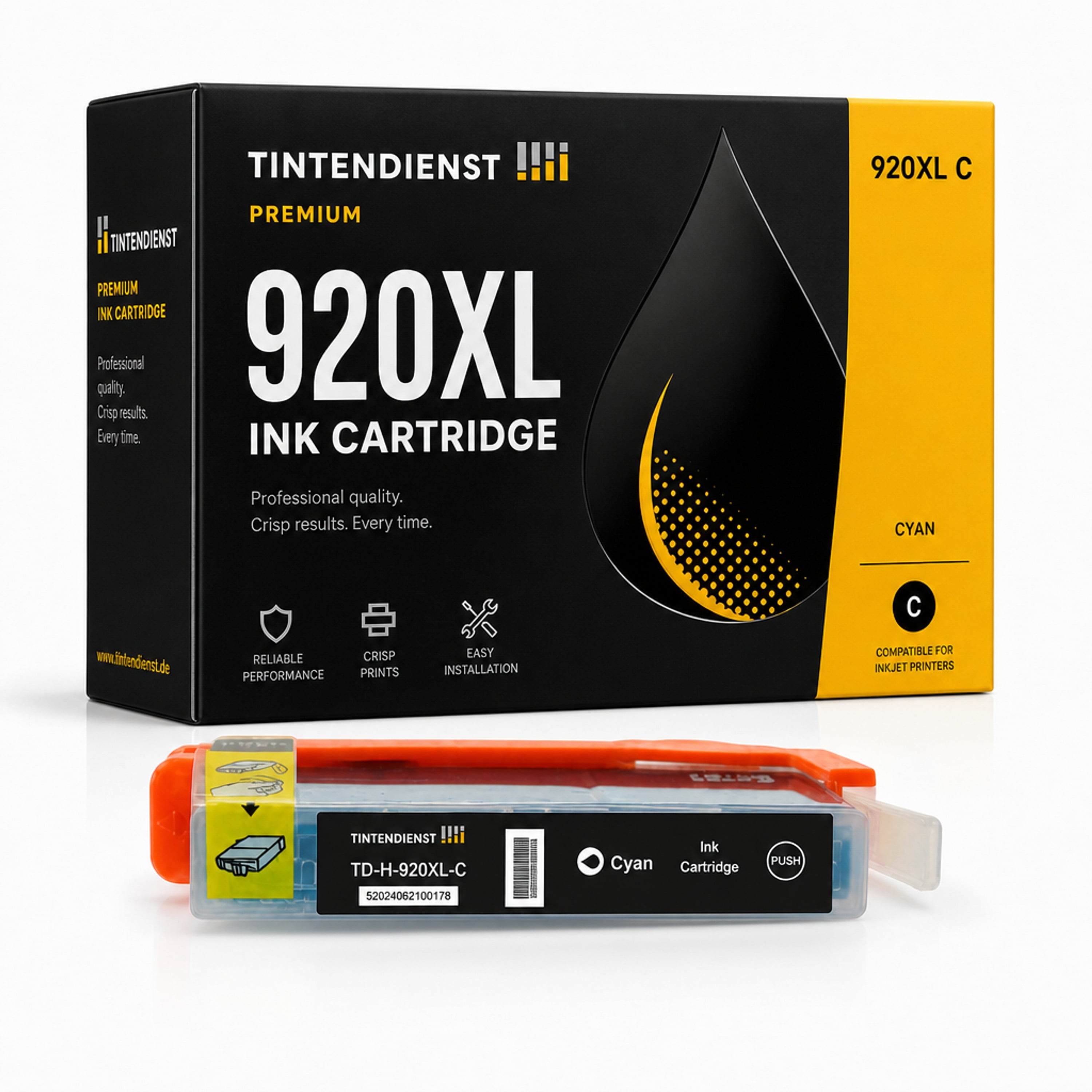 Druckerpatrone kompatibel zu HP 920XL, cyan