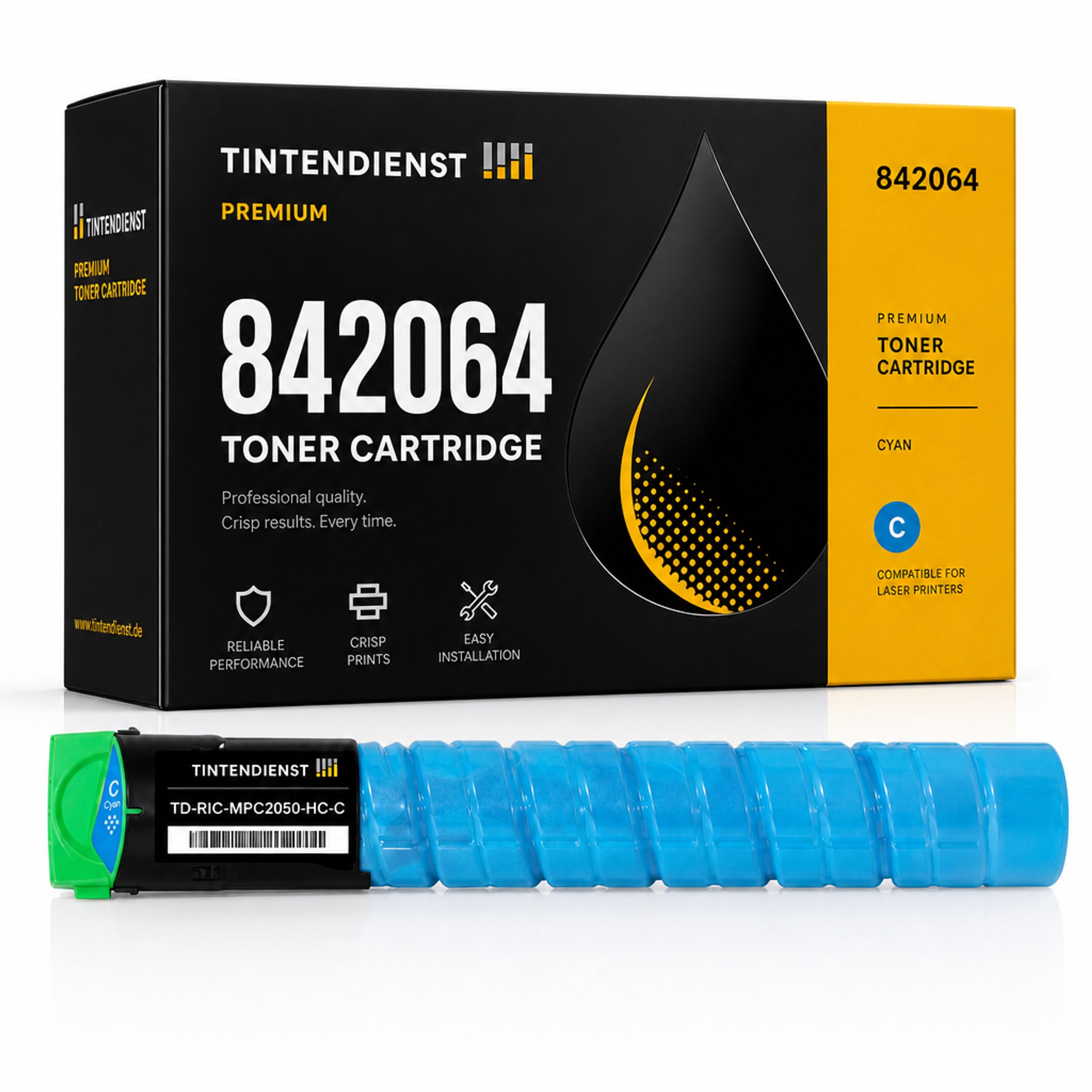 Toner kompatibel zu Ricoh 842064, cyan