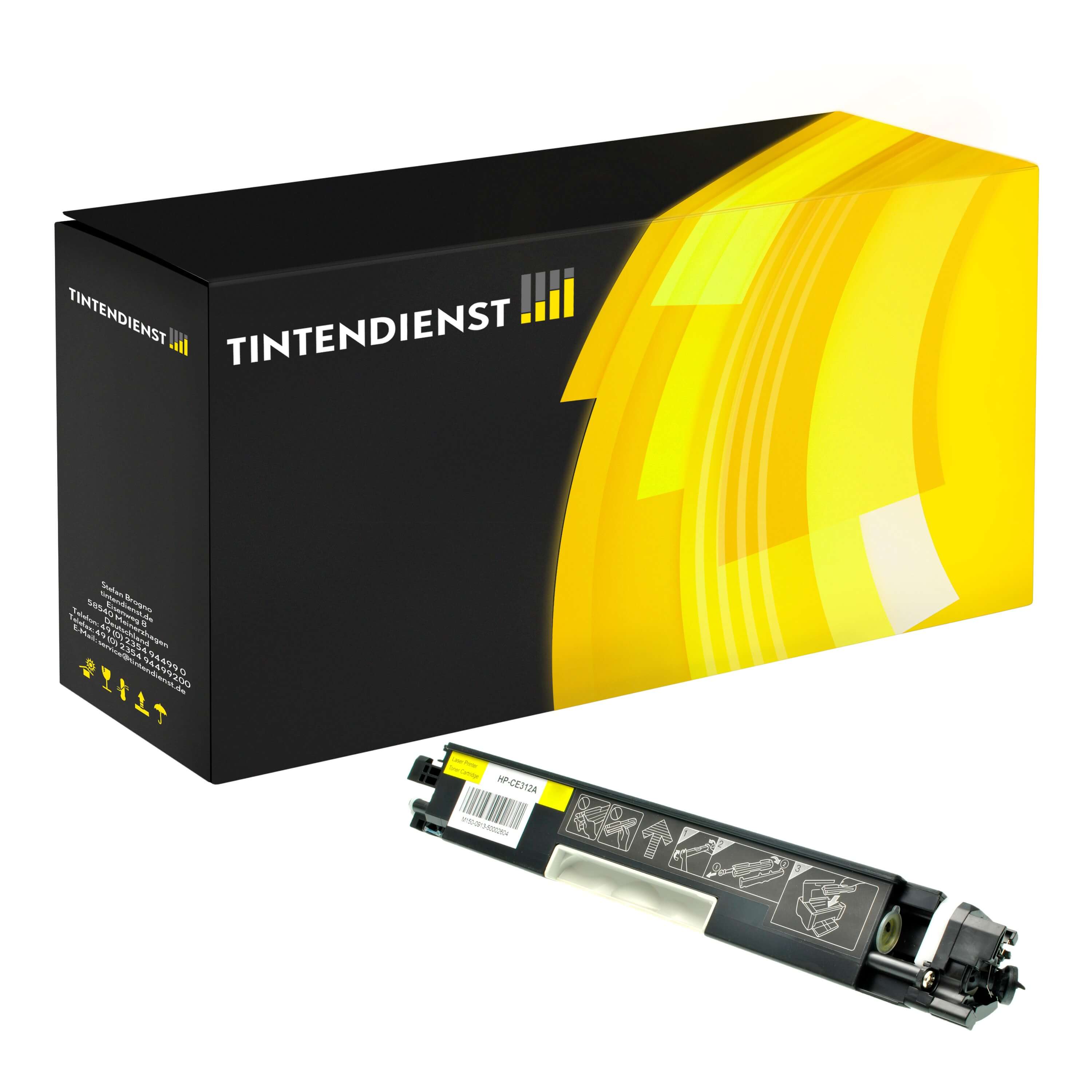 Tintendienst Toner HP CE312A y