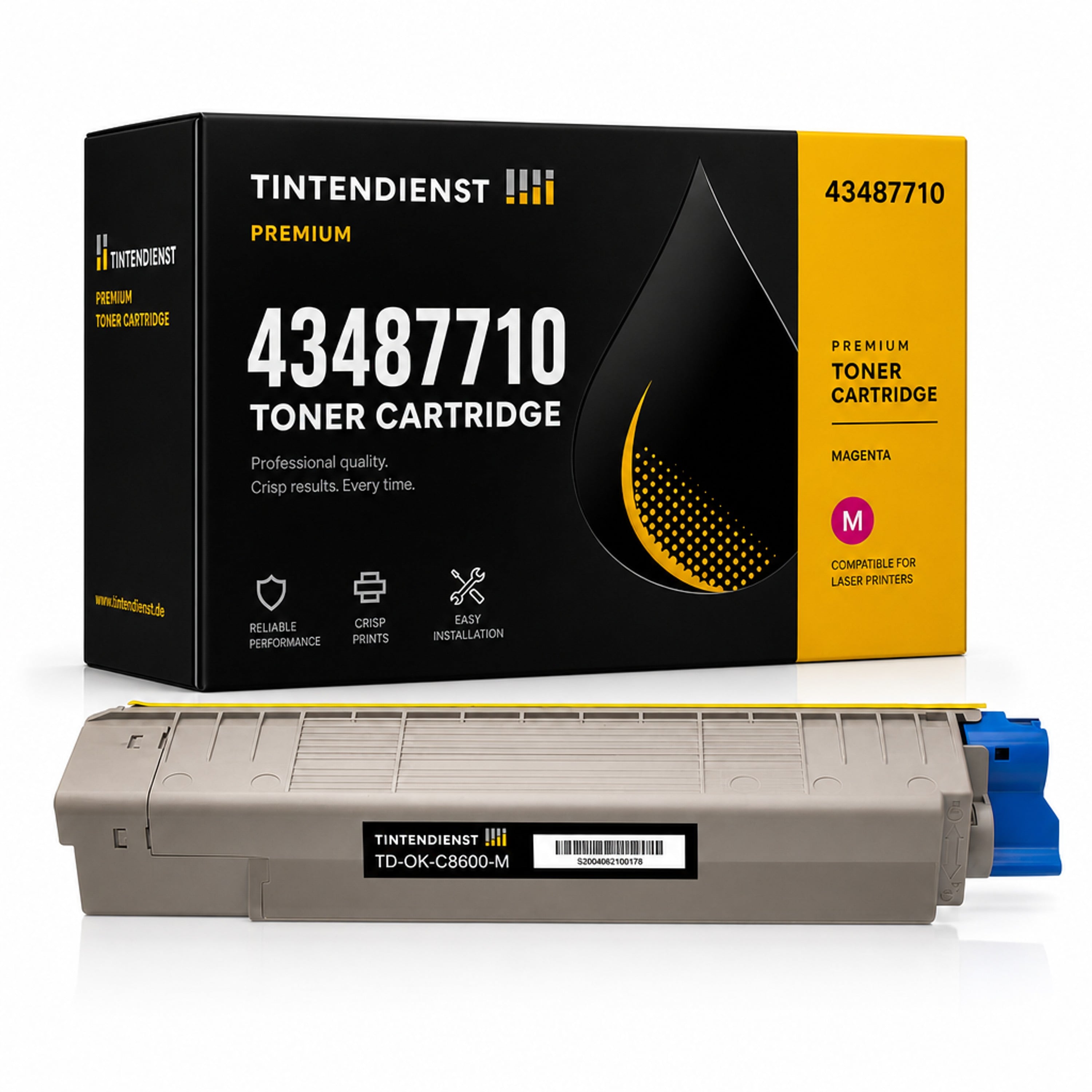 Toner kompatibel zu OKI 43487710, magenta