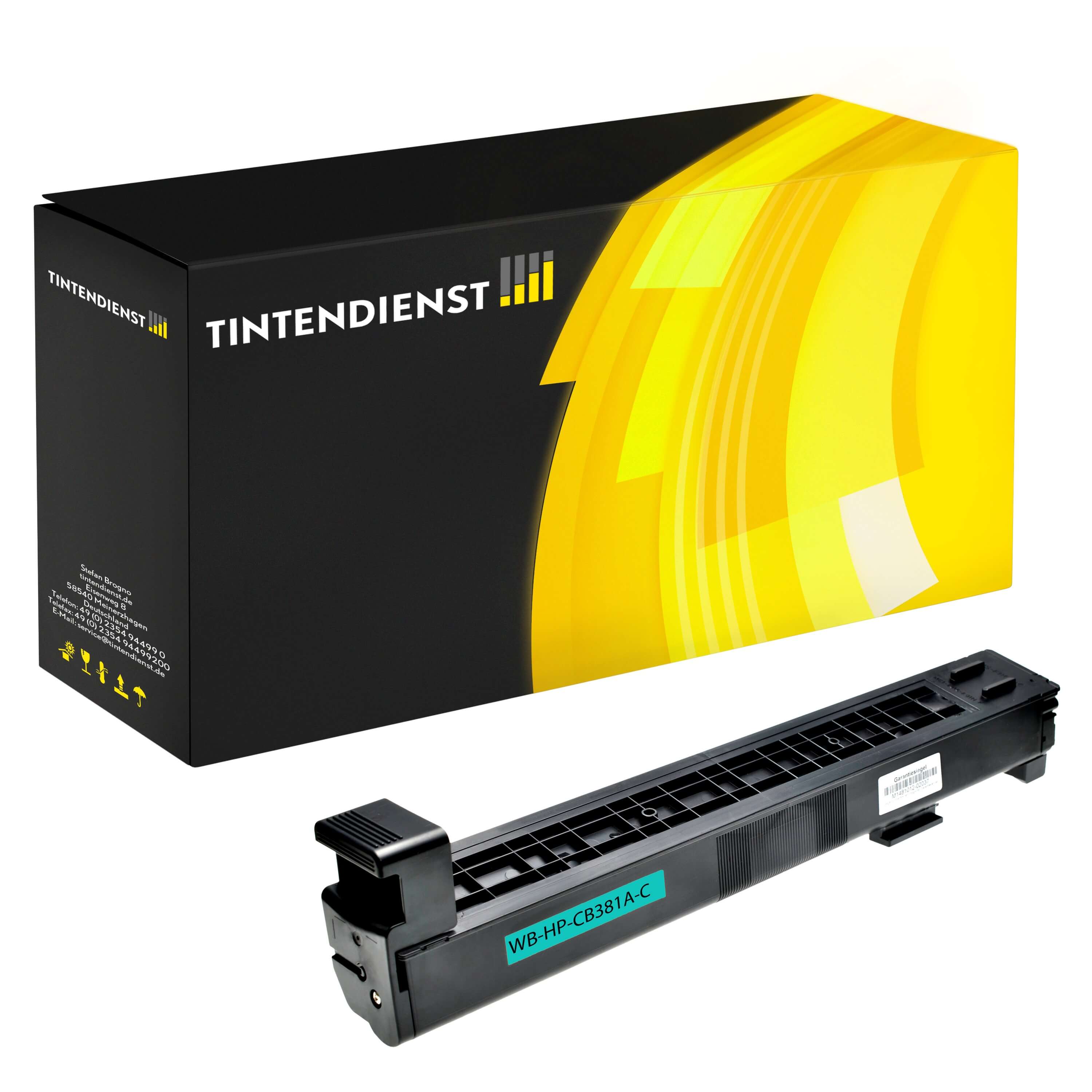 Toner kompatibel zu HP 824A, cyan