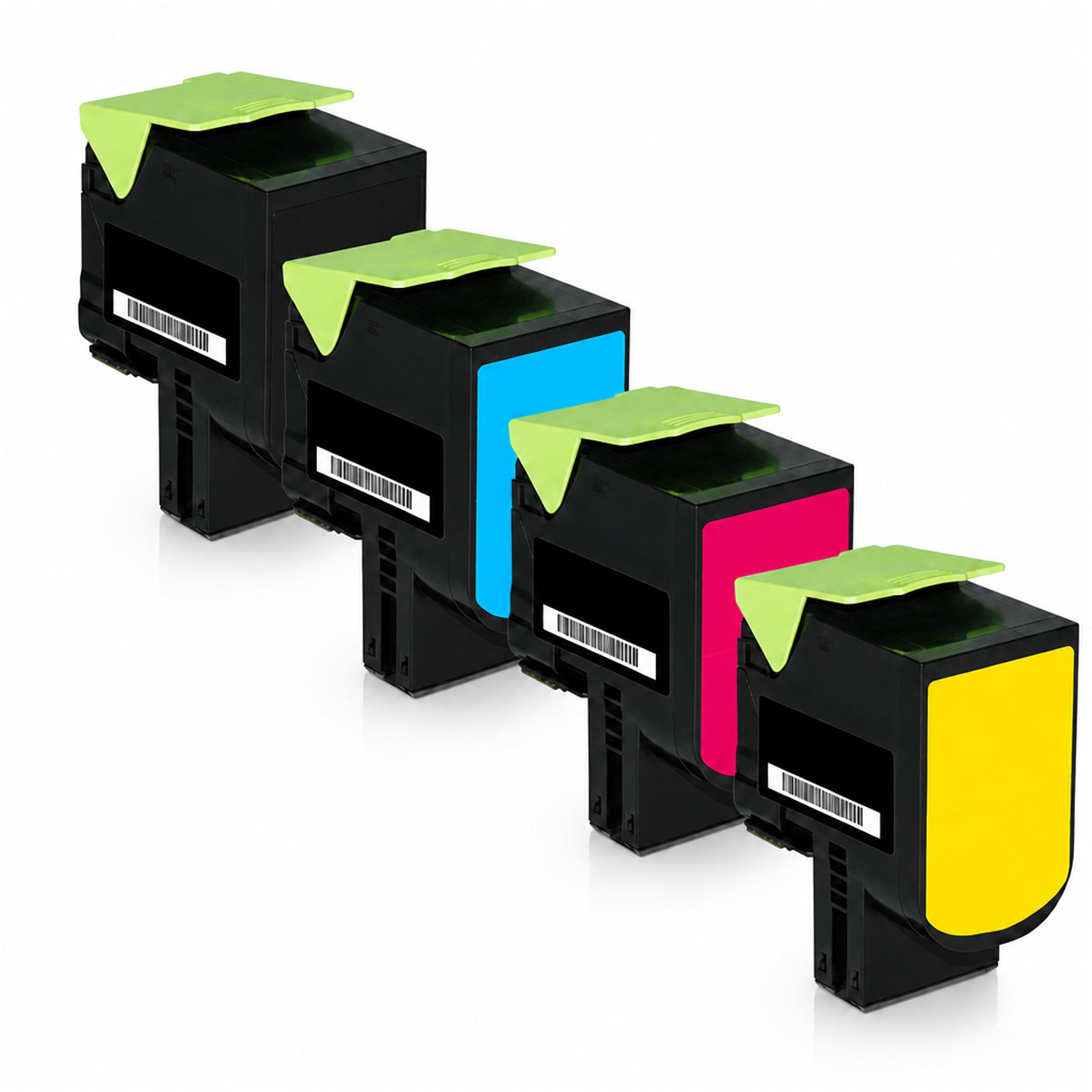 Multipack - Toner ersetzt Lexmark 80C0S10, 4 Toner
