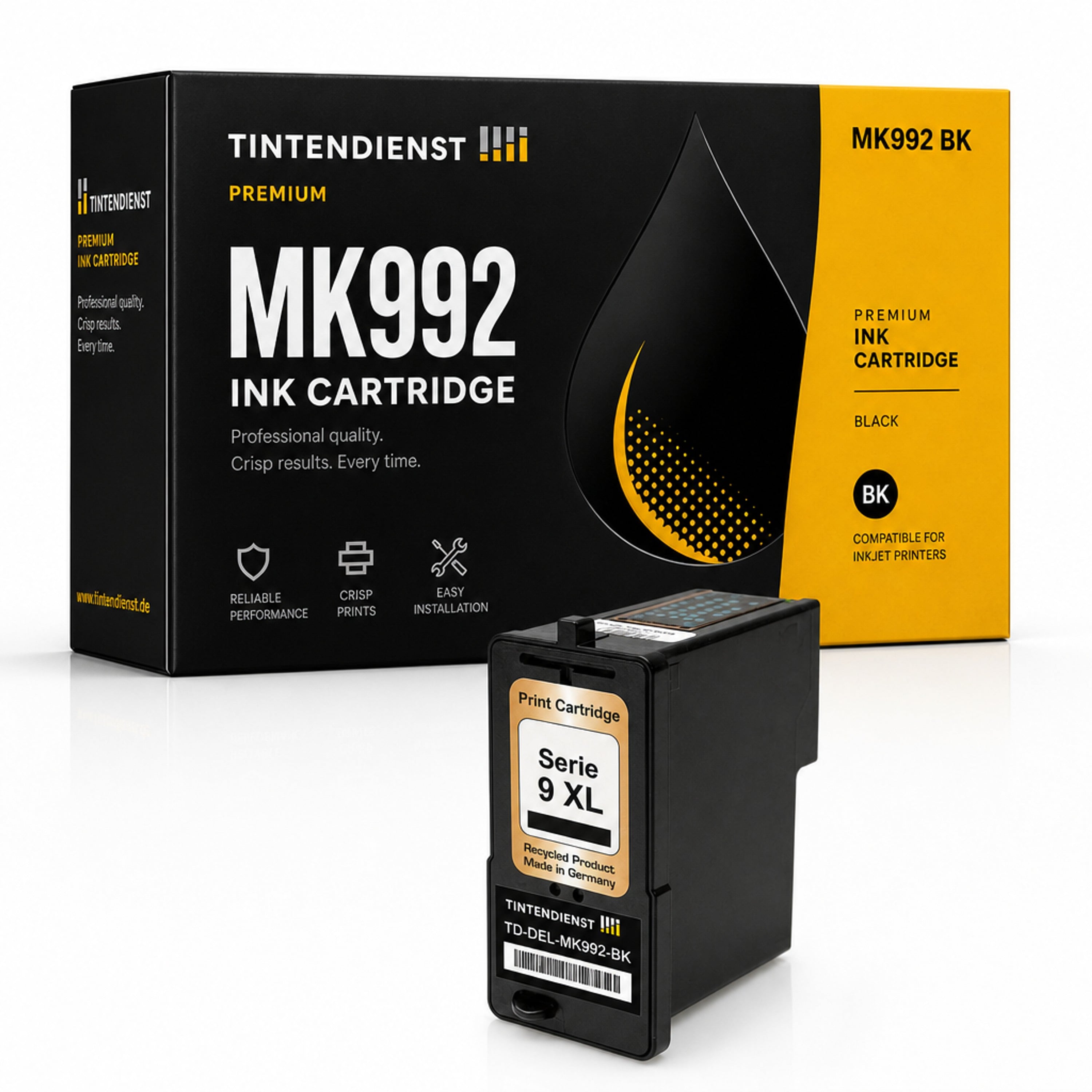 Druckerpatrone kompatibel zu Dell MK992, schwarz