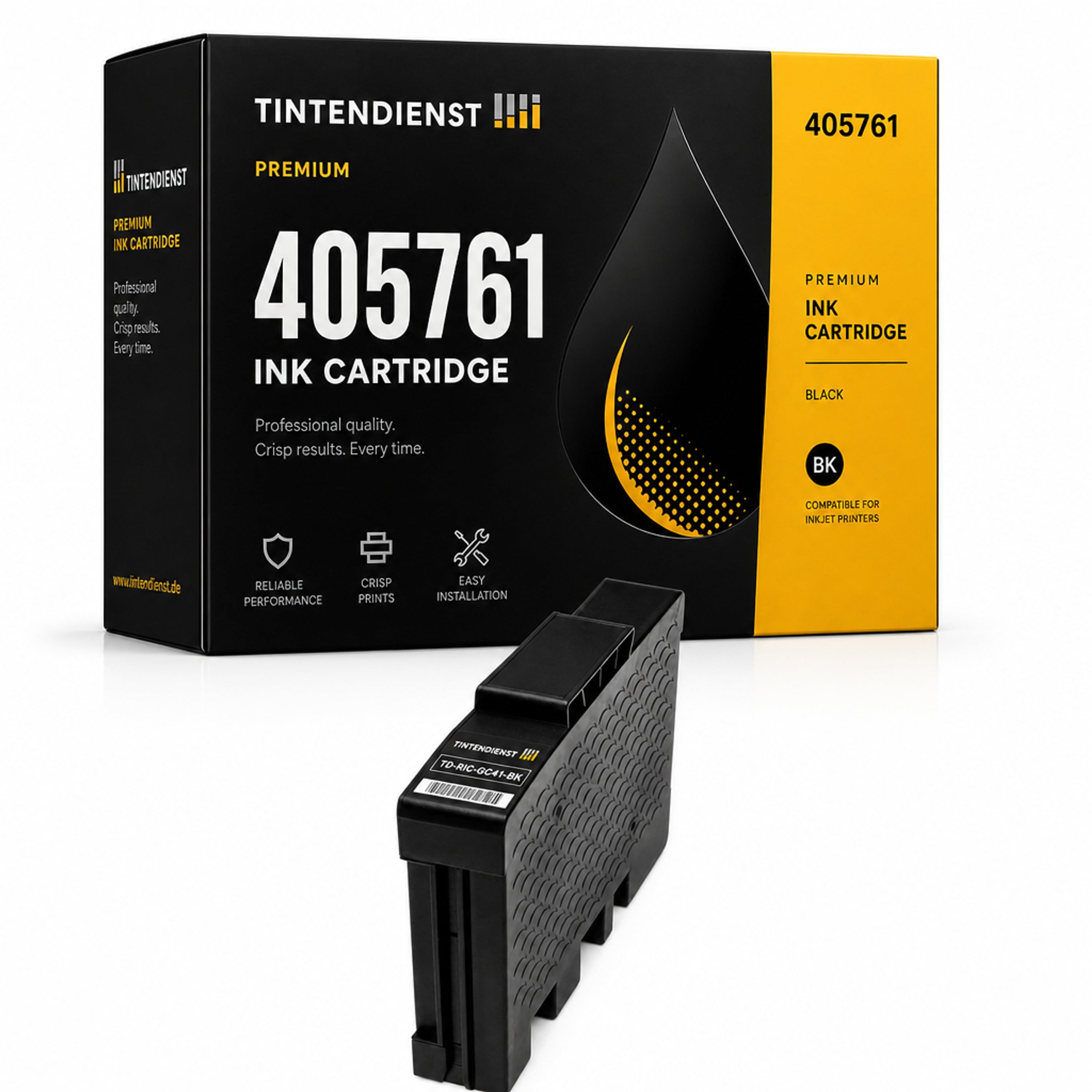 Druckerpatrone kompatibel zu Ricoh 405761, schwarz