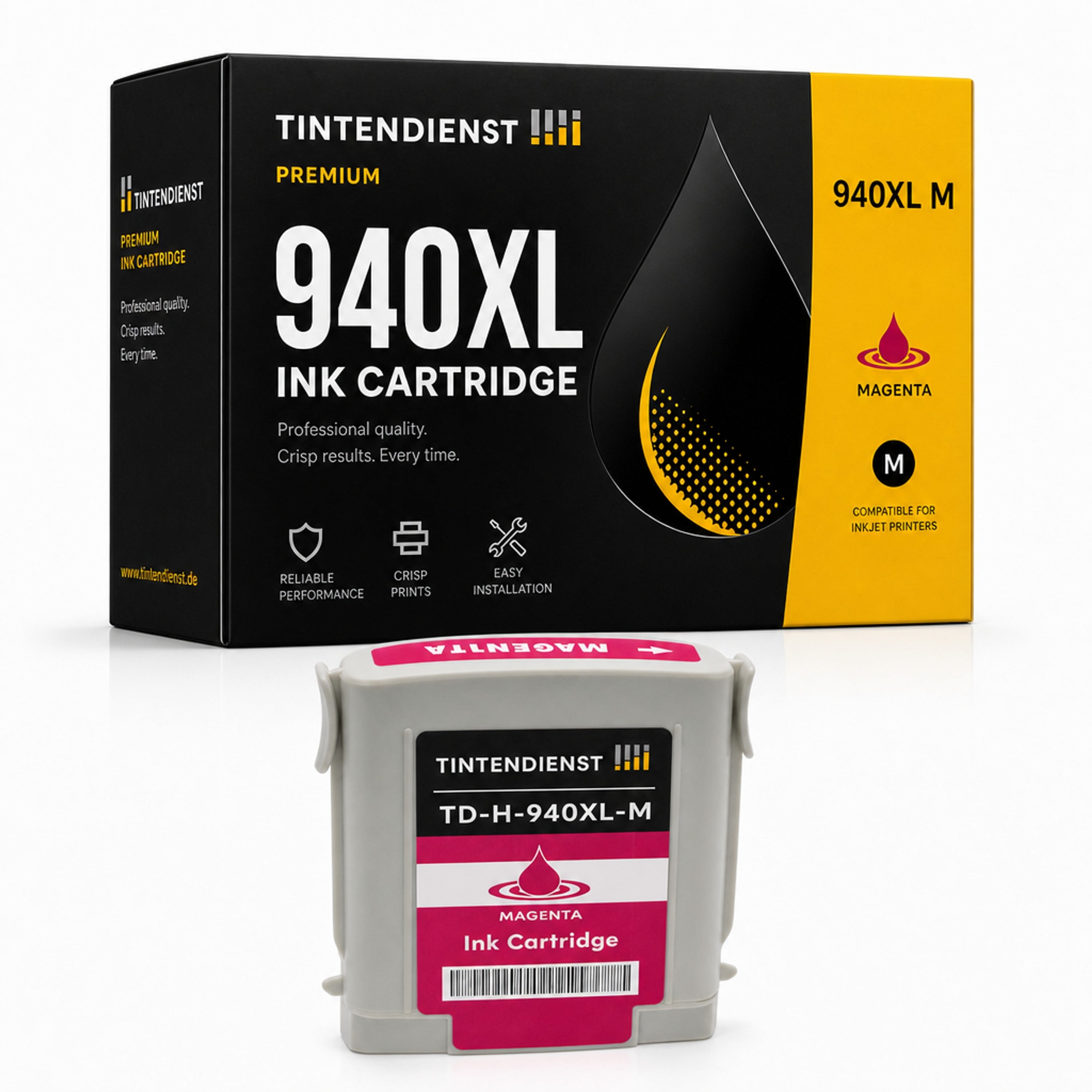 Druckerpatrone kompatibel zu HP 940XL, magenta