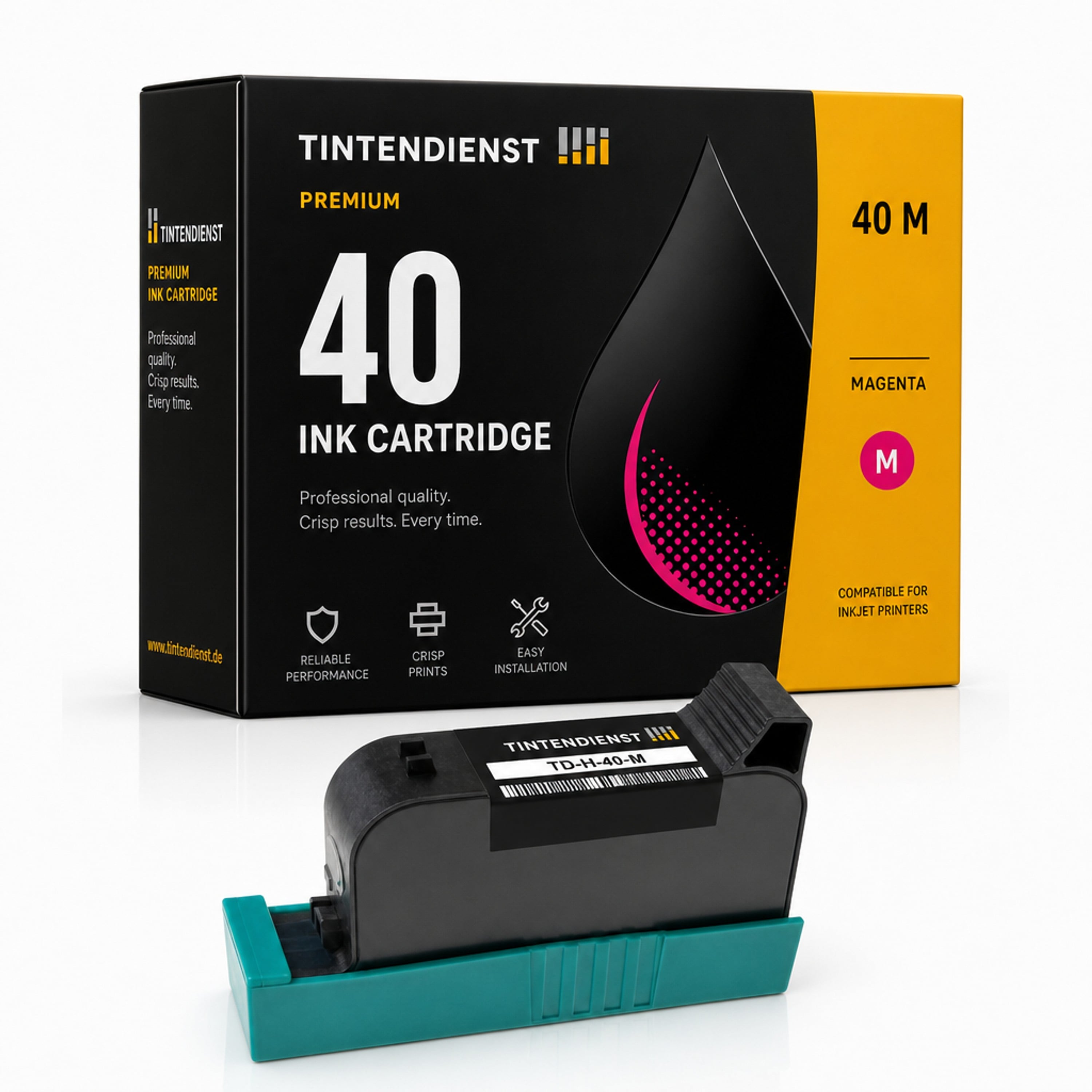 Druckerpatrone kompatibel zu HP 40, magenta