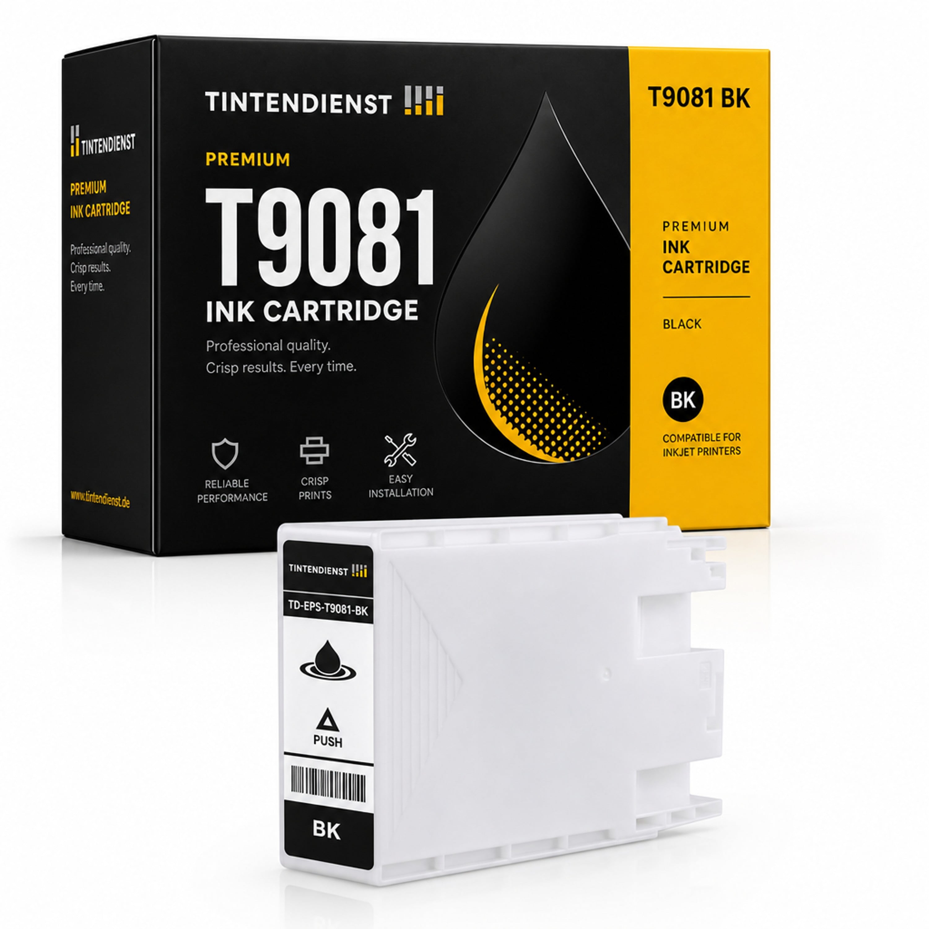 Druckerpatrone kompatibel zu Epson T9081, schwarz