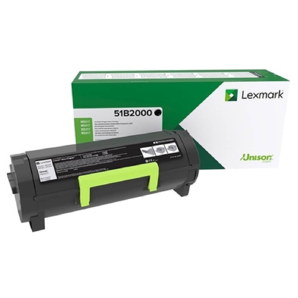 Original Lexmark Toner 51B2000 bk