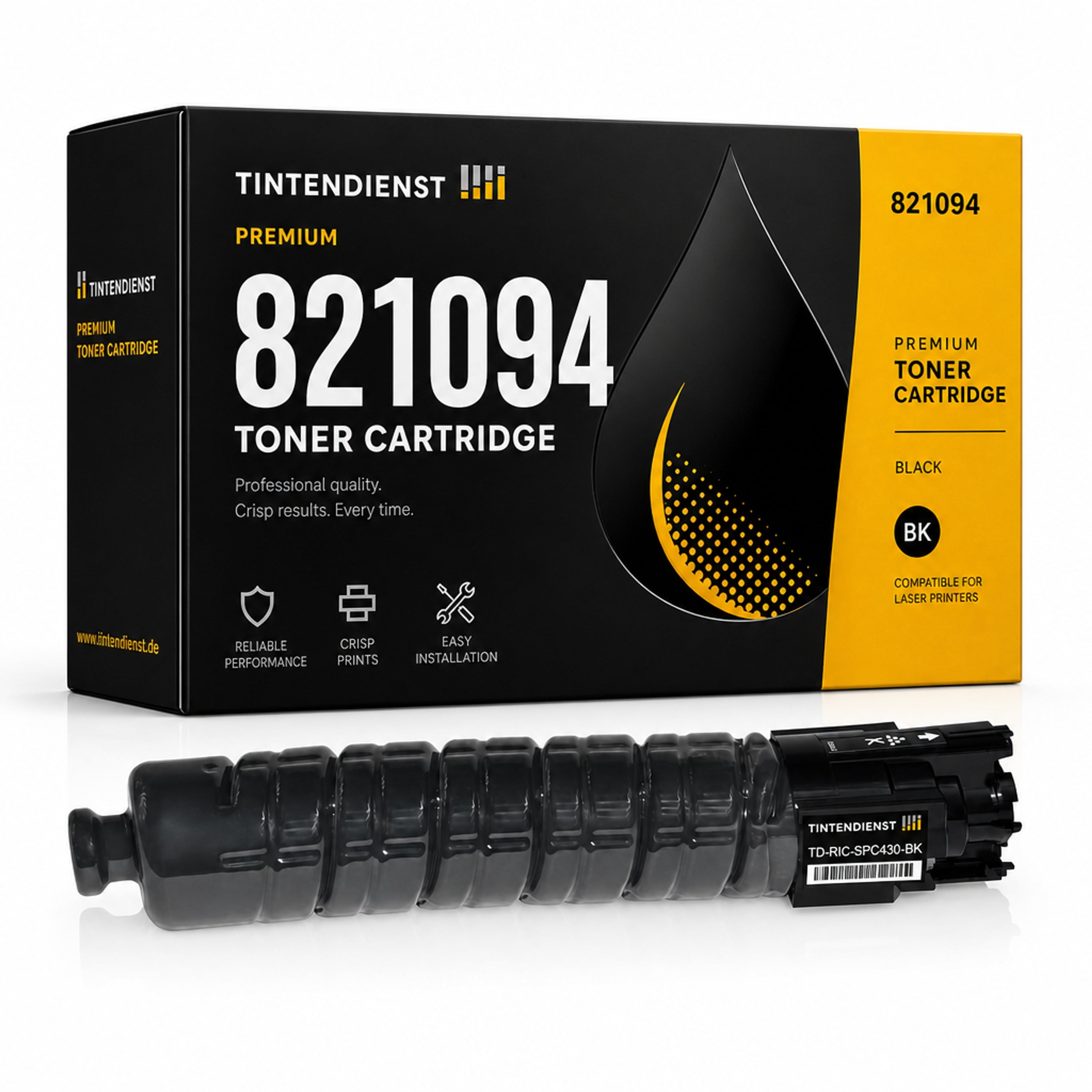 Toner kompatibel zu Ricoh 821094, schwarz
