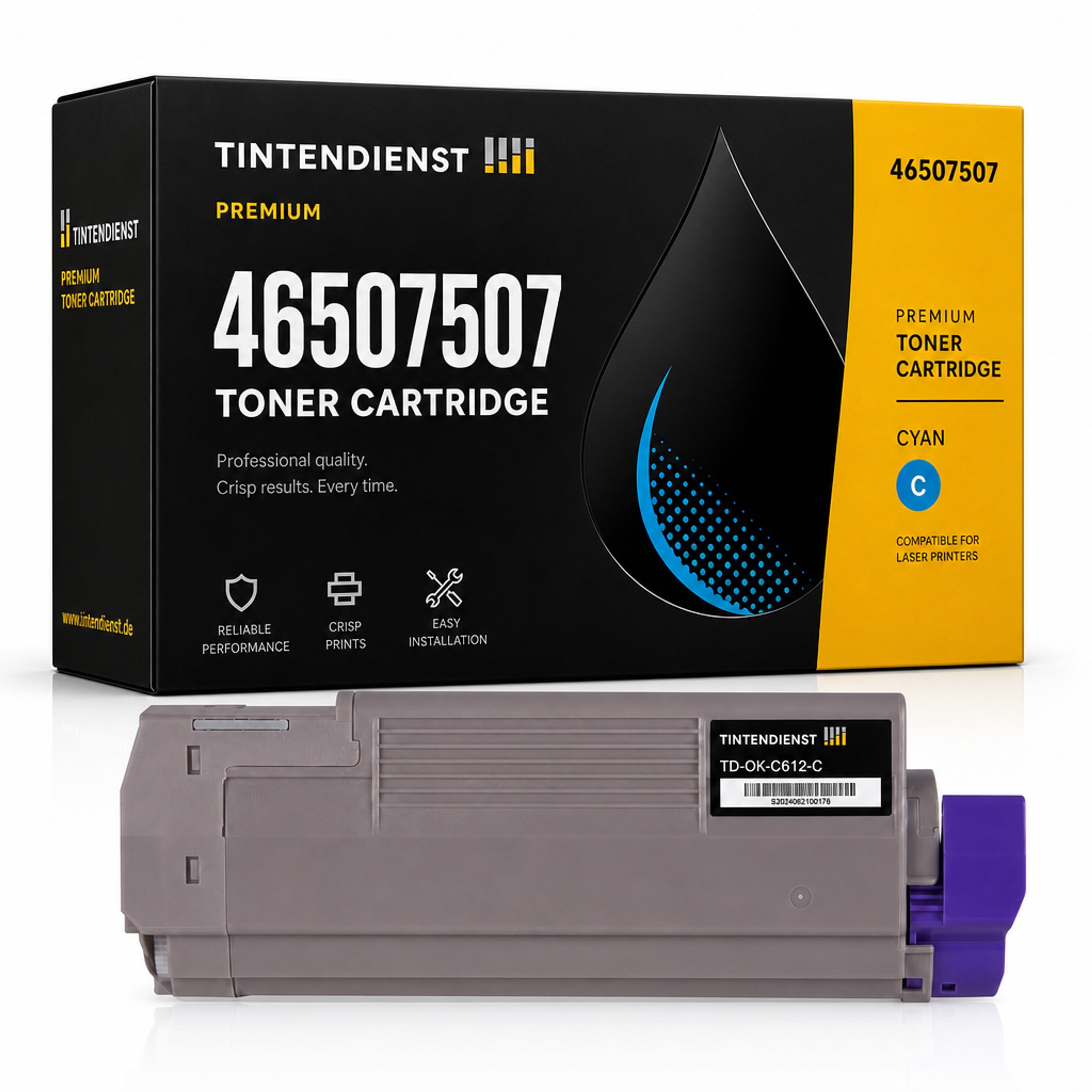 Toner kompatibel zu OKI 46507507, cyan
