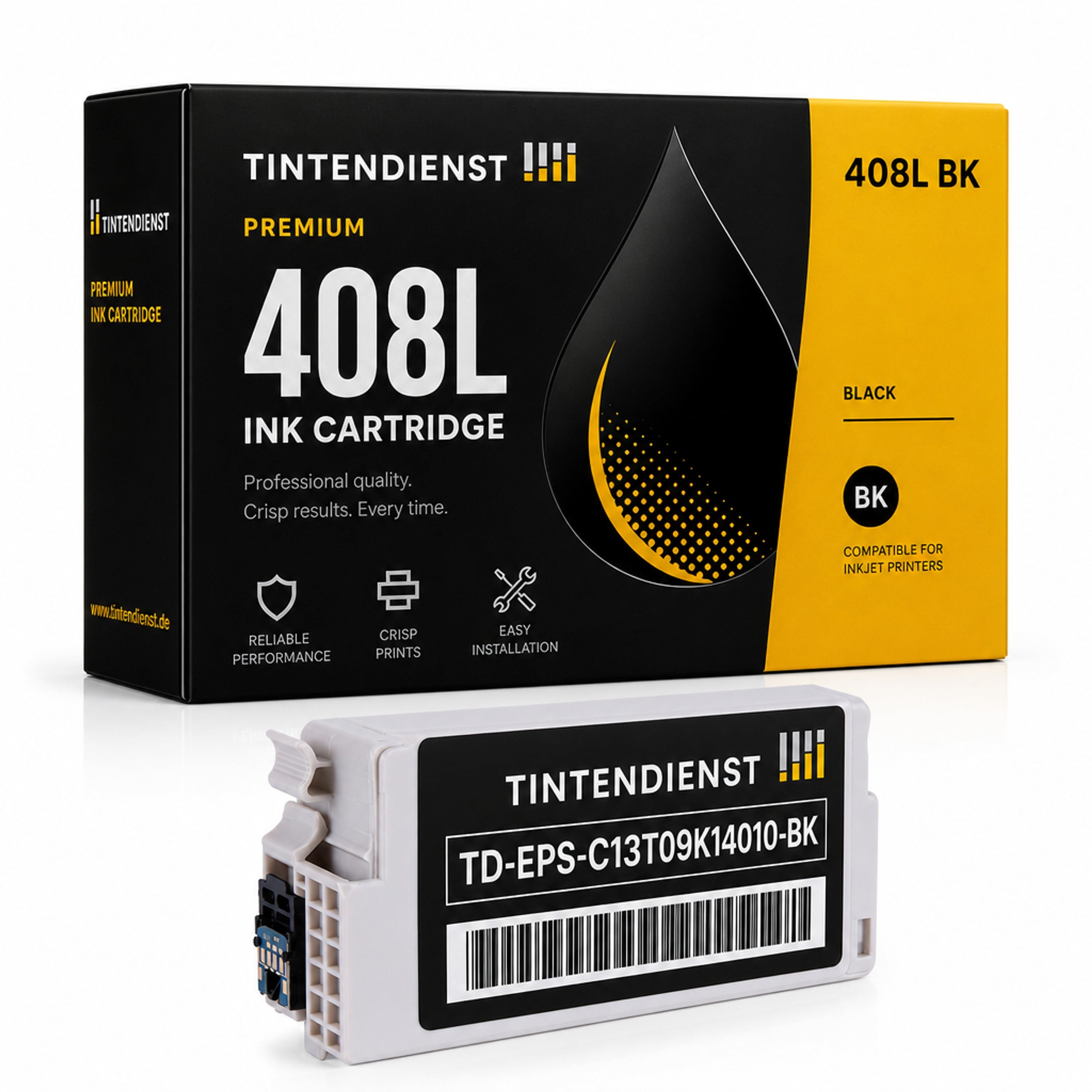 Druckerpatrone kompatibel zu Epson 408L, schwarz