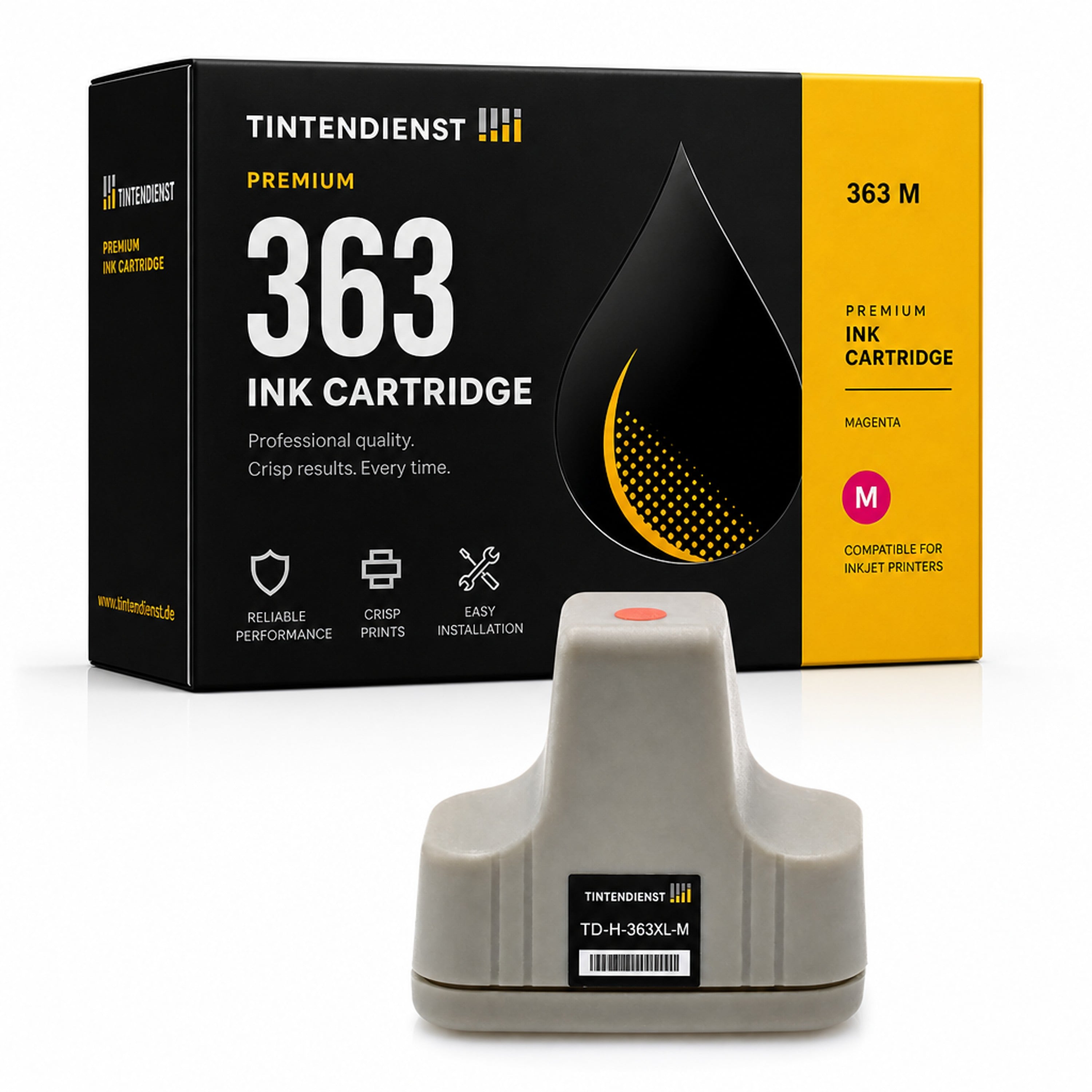 Druckerpatrone kompatibel zu HP 363, magenta
