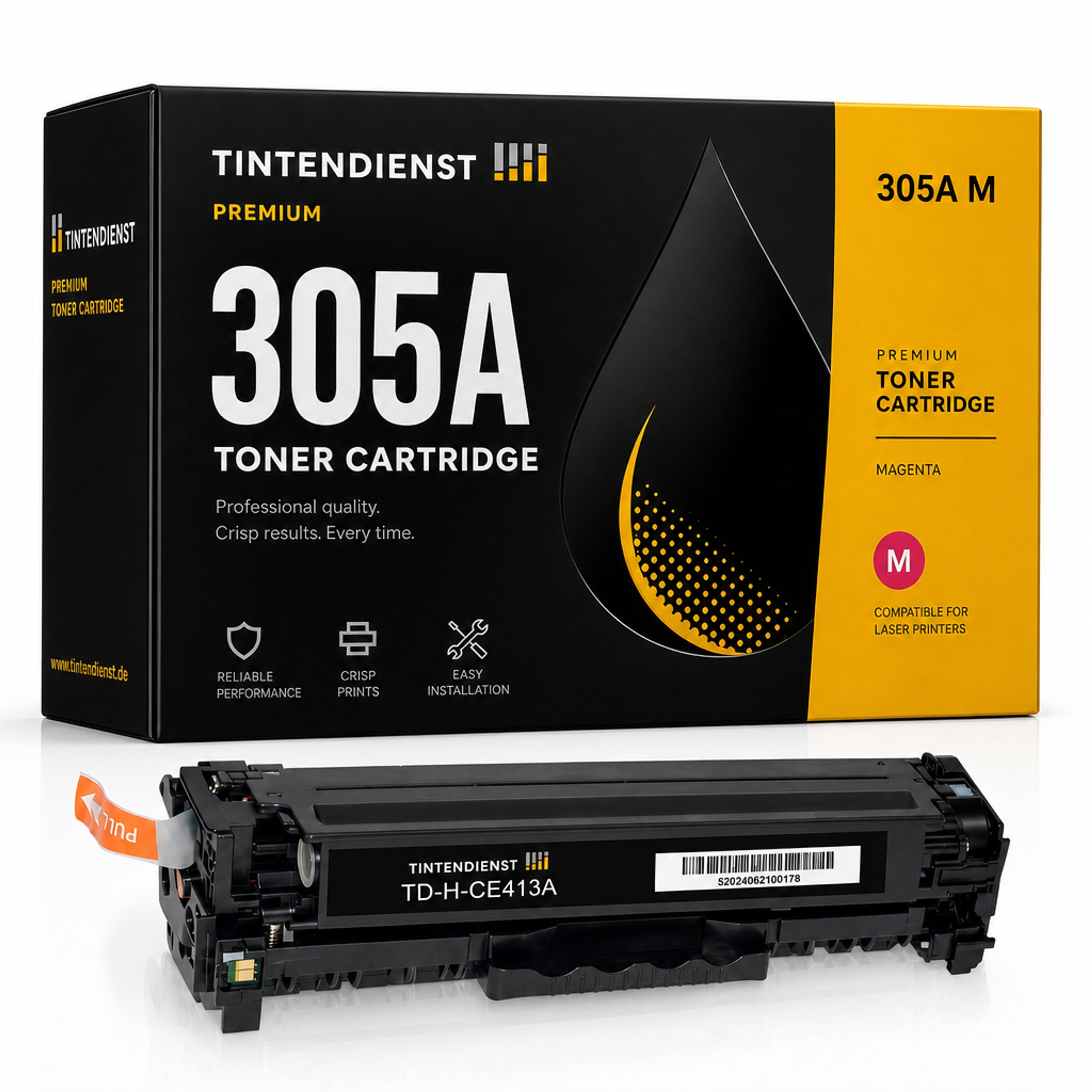 Toner kompatibel zu HP 305A, magenta
