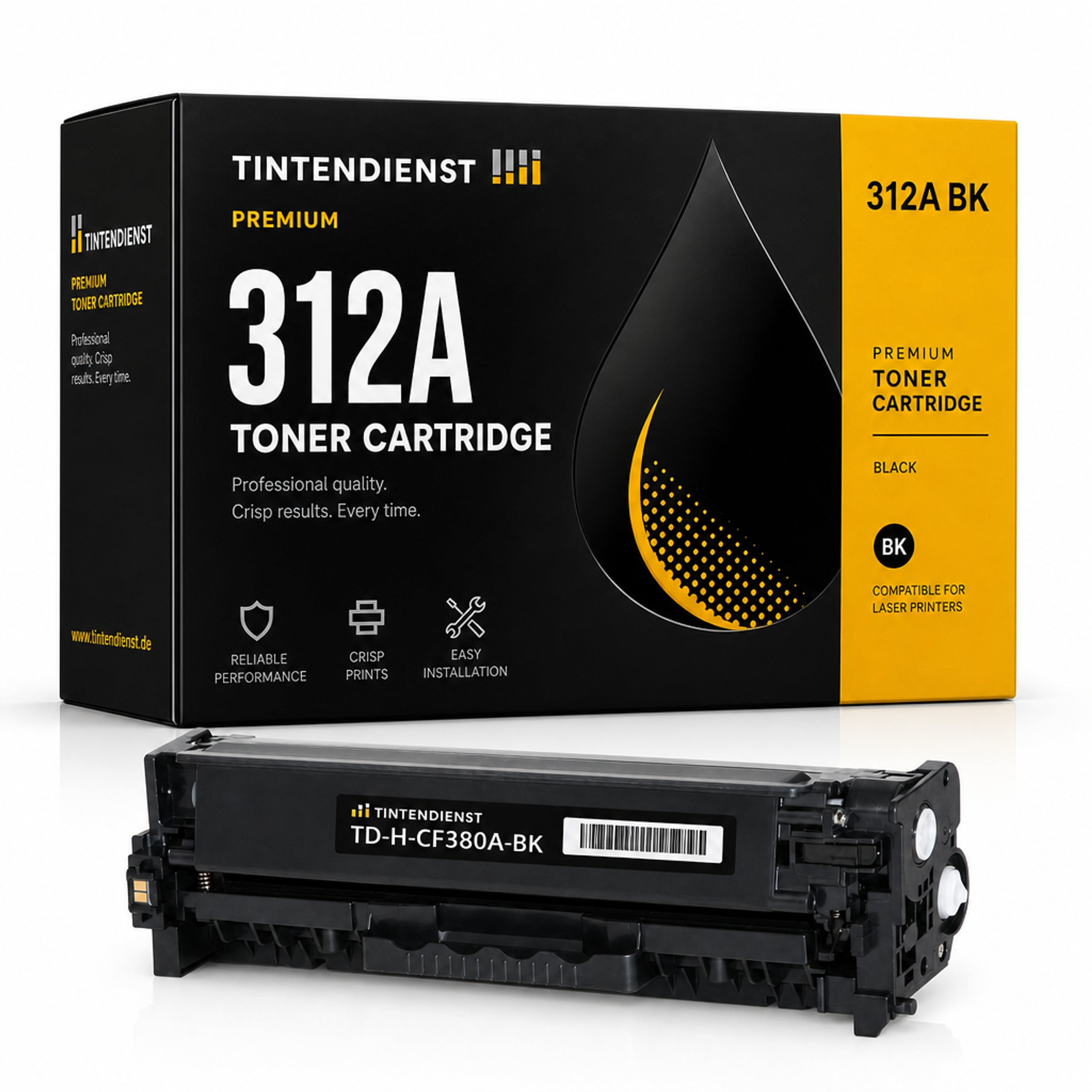 Toner kompatibel zu HP 312A, schwarz