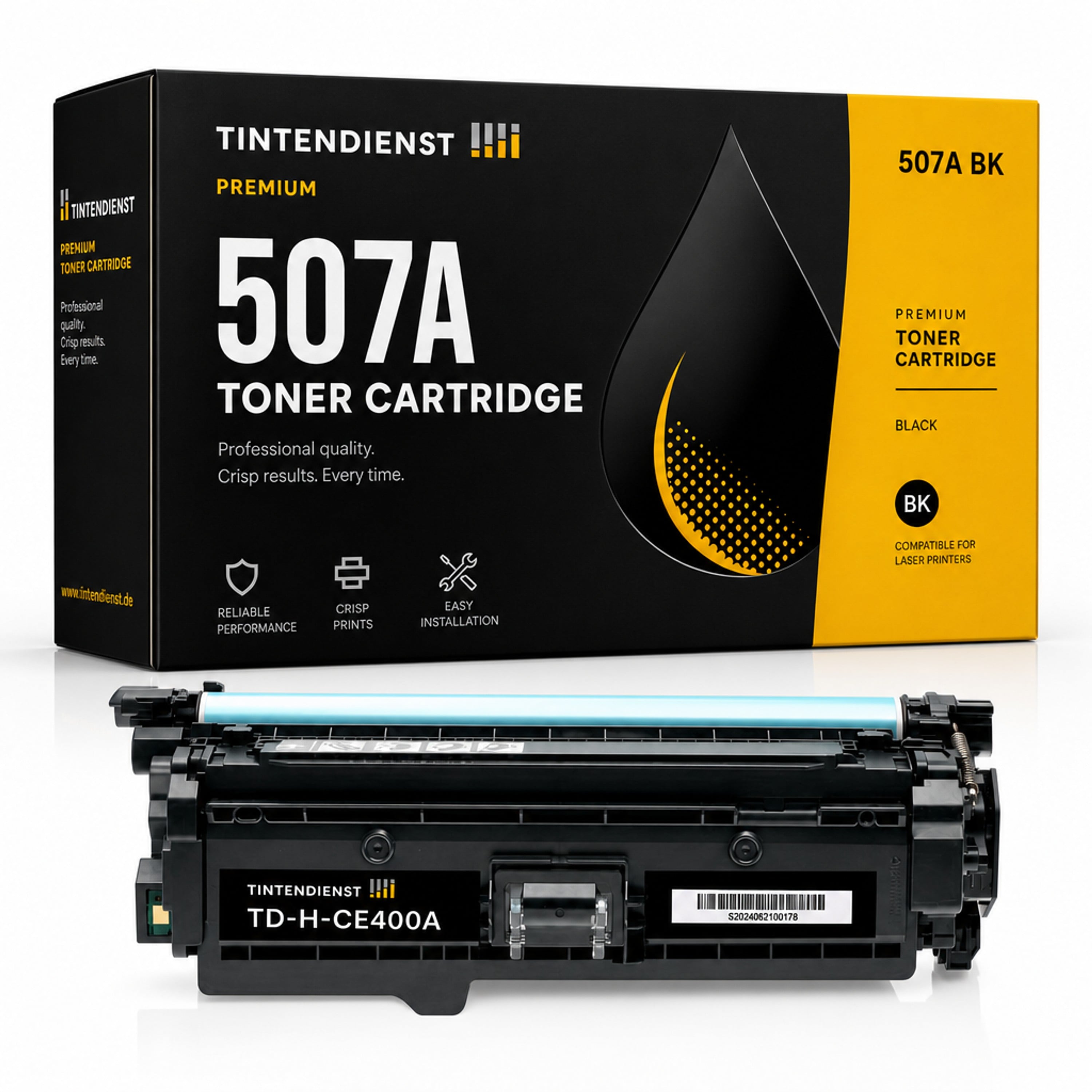 Toner kompatibel zu HP 507A, schwarz