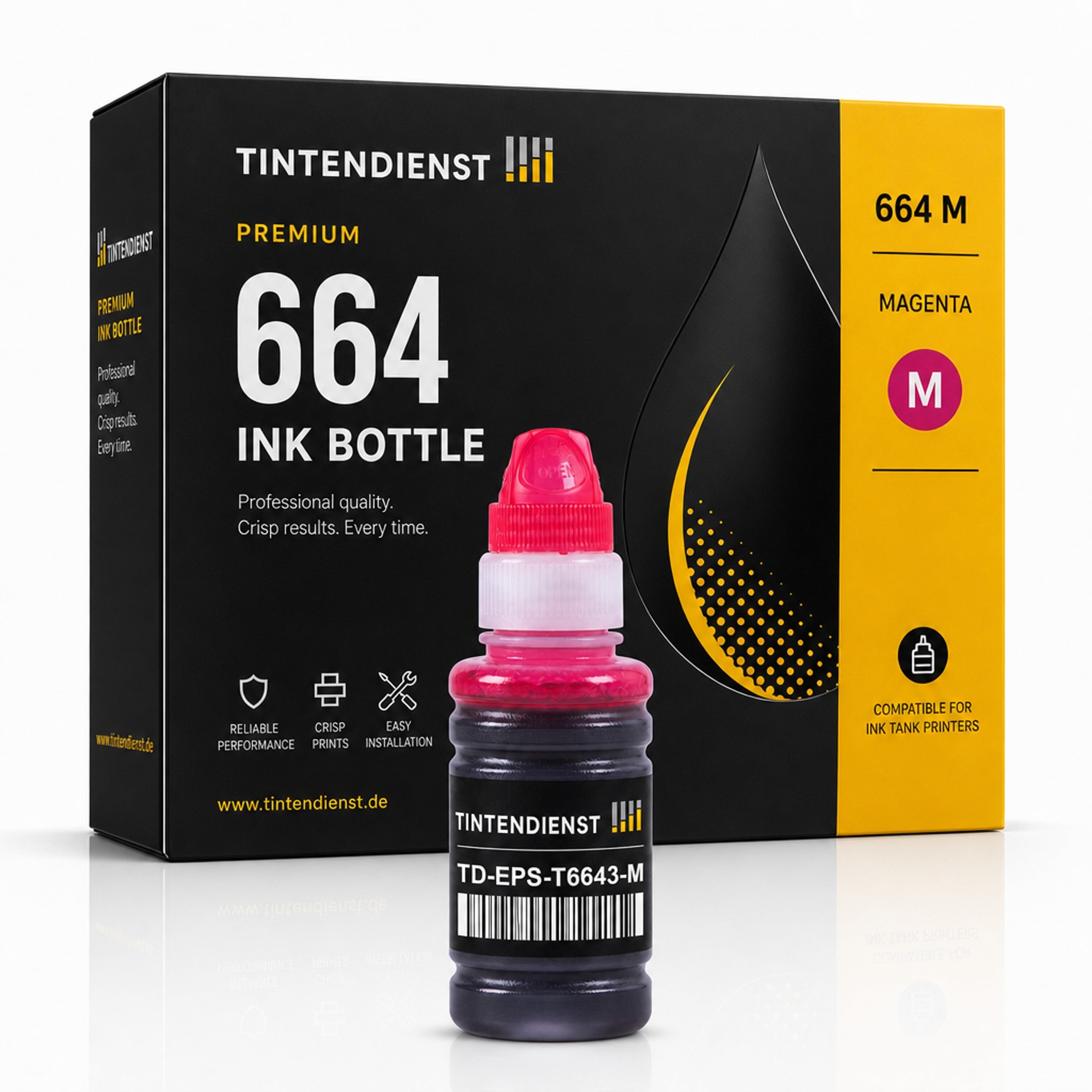 Tintentank kompatibel zu Epson 664, magenta