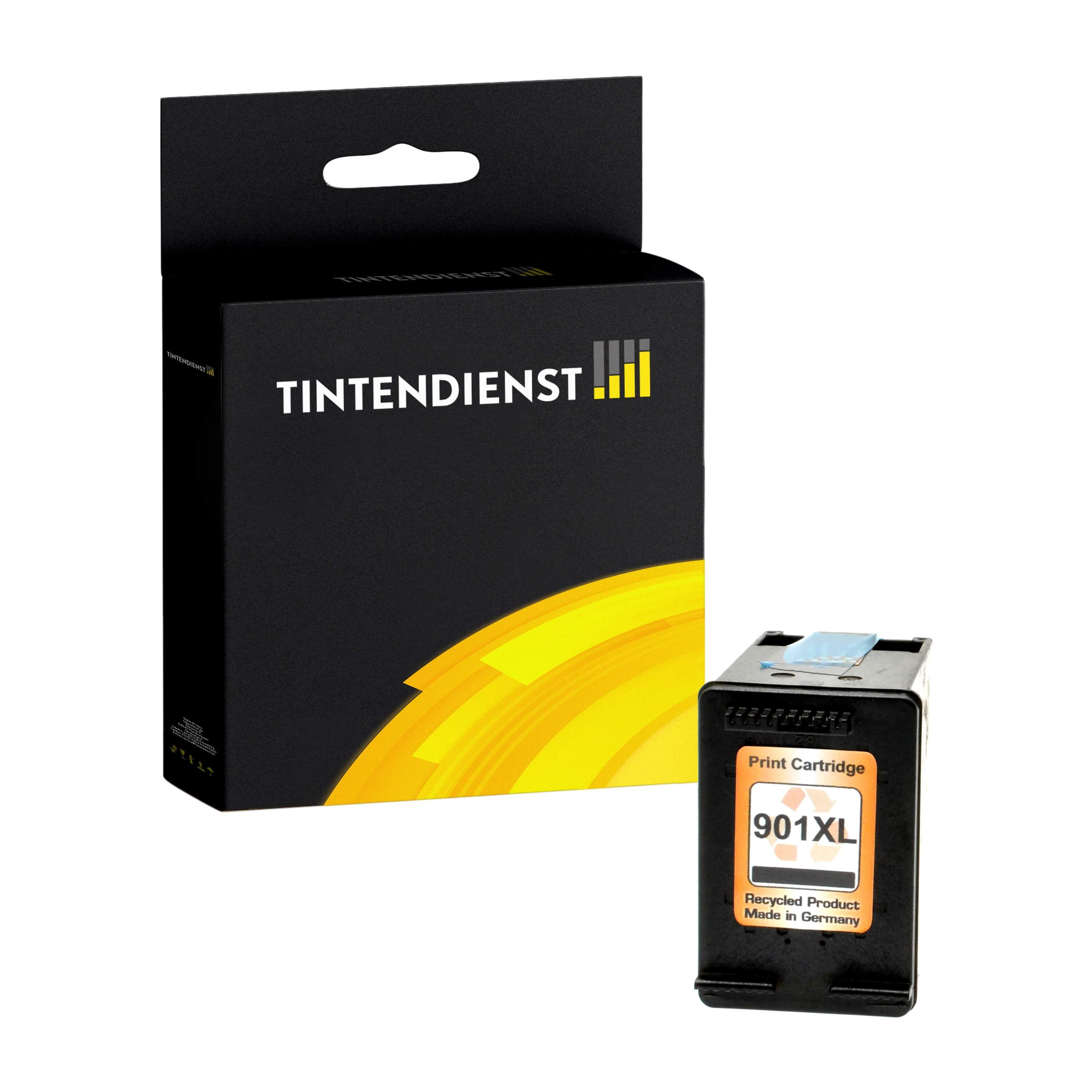 HP 901XL Druckerpatrone (CC654AE) schwarz XL – Tintendienst kompatibel