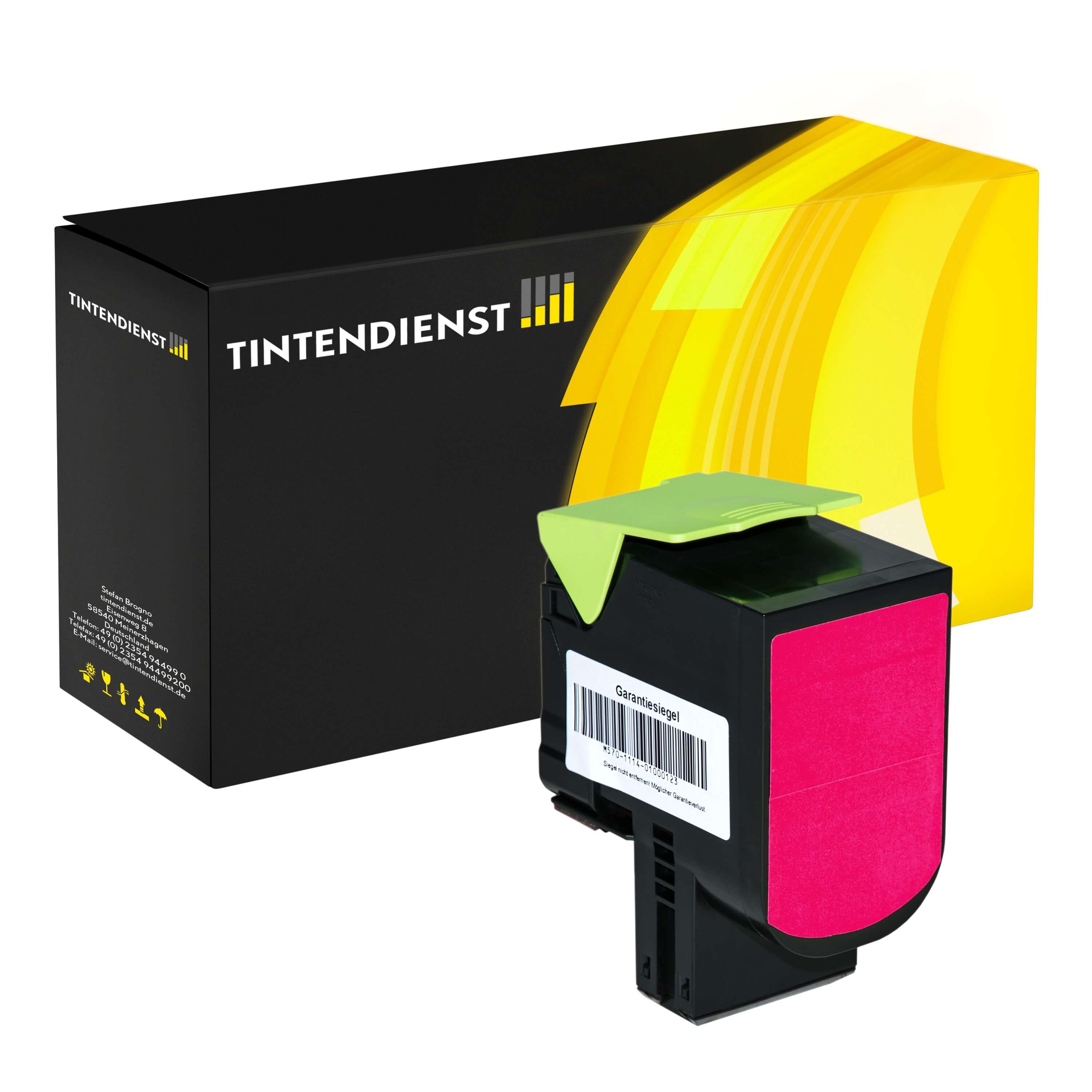 Lexmark 80C0S30 Toner magenta – Tintendienst kompatibel