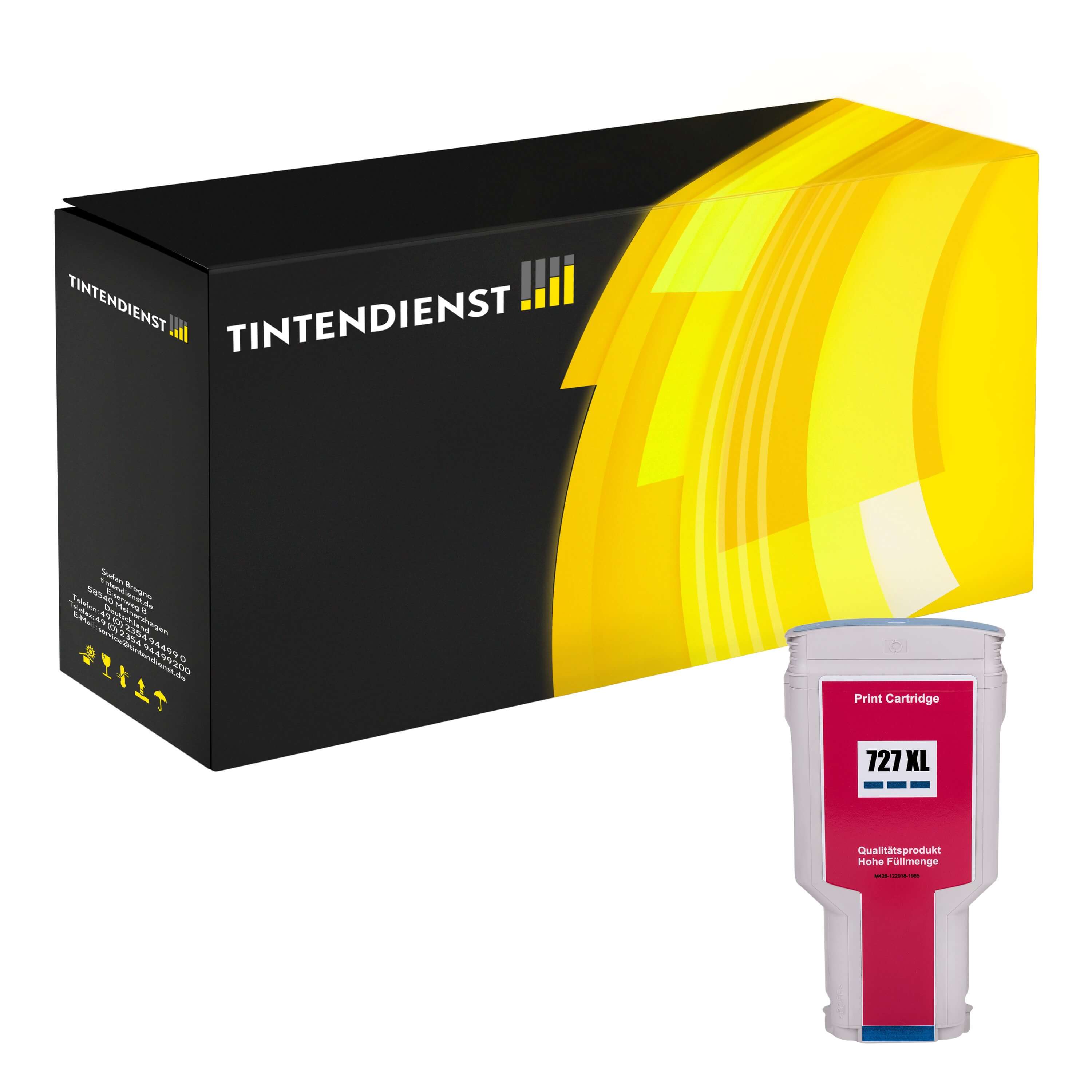 Druckerpatrone kompatibel zu HP 728, cyan