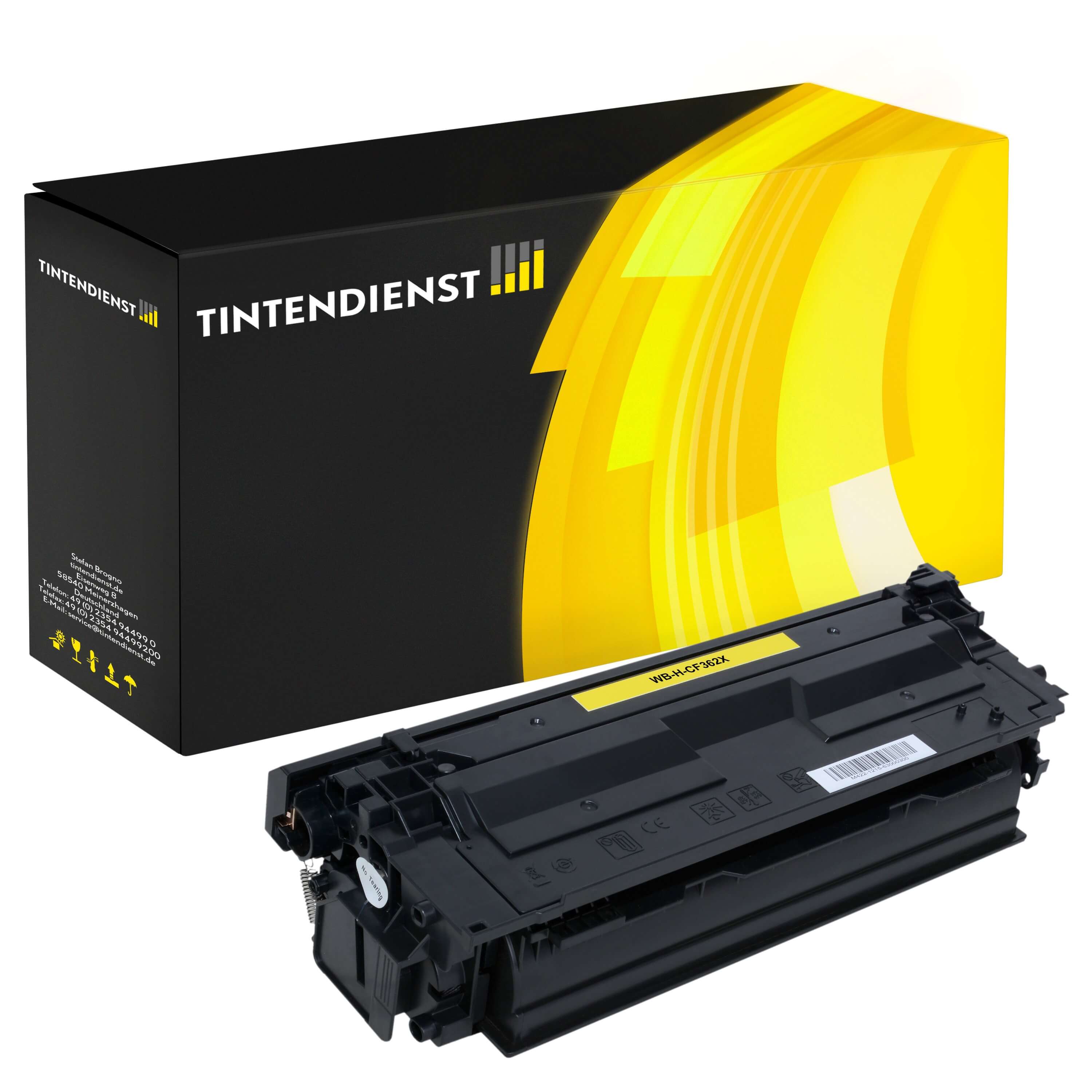 Toner kompatibel zu HP 508X, gelb