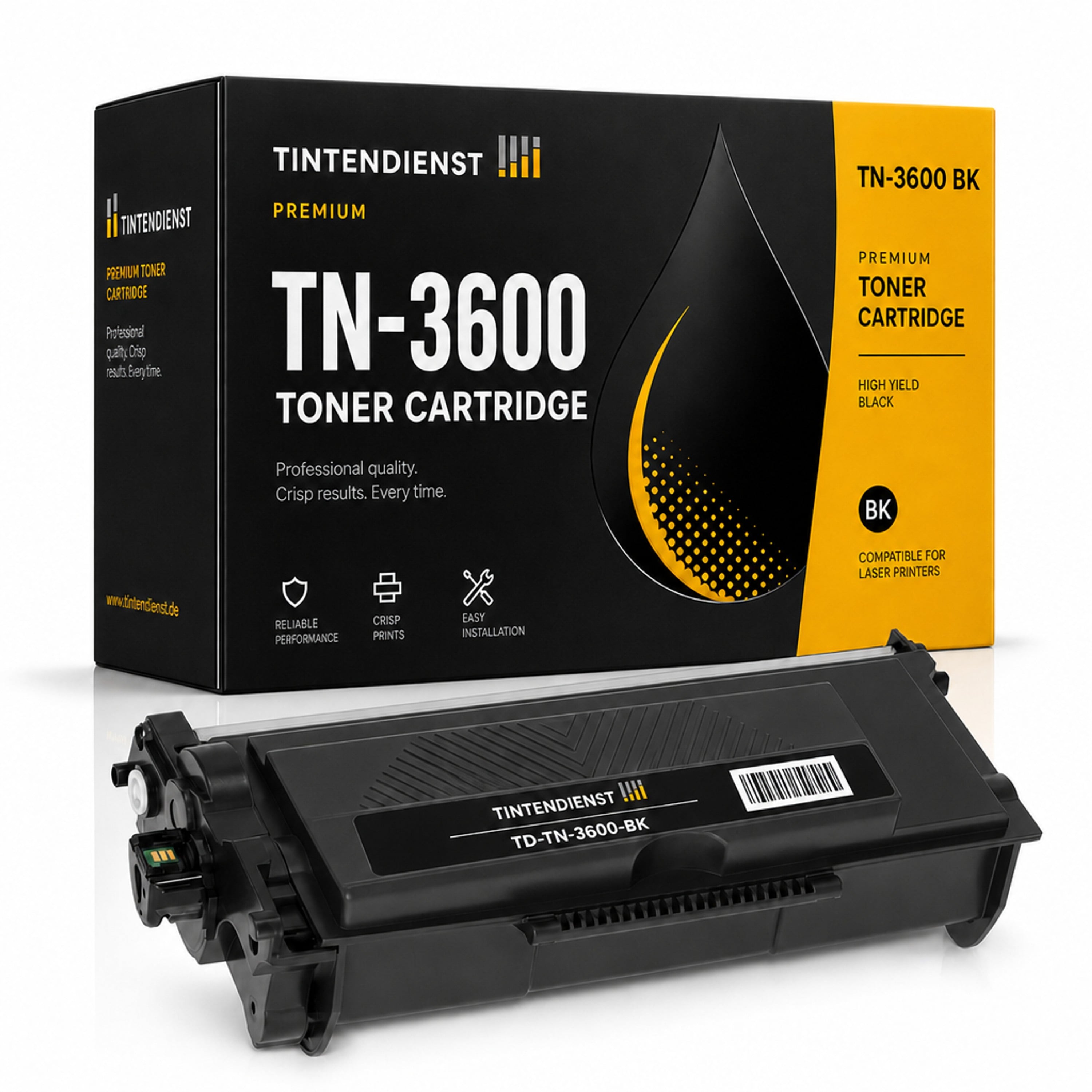 Toner kompatibel zu Brother TN-3600, schwarz