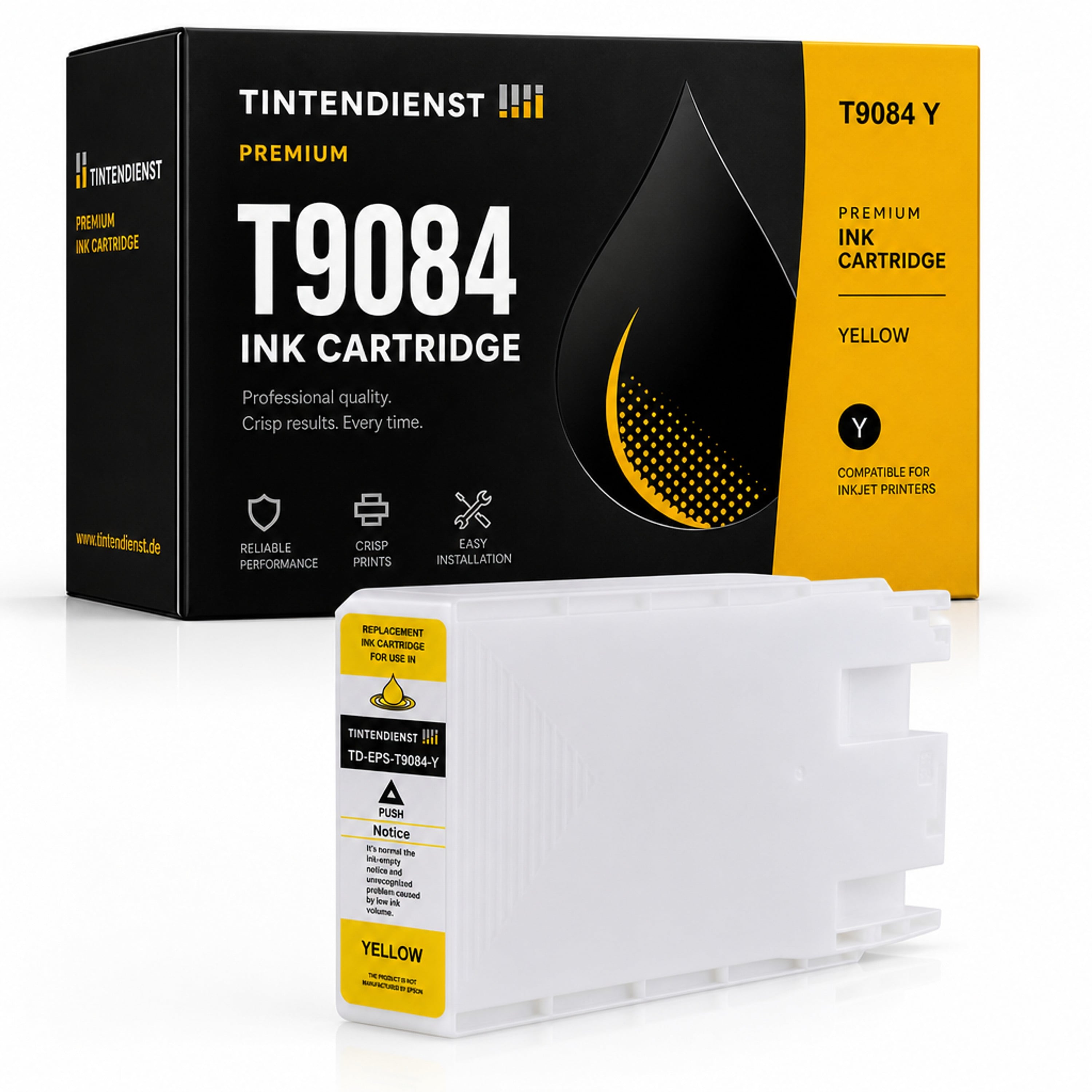 Druckerpatrone kompatibel zu Epson T9084, gelb