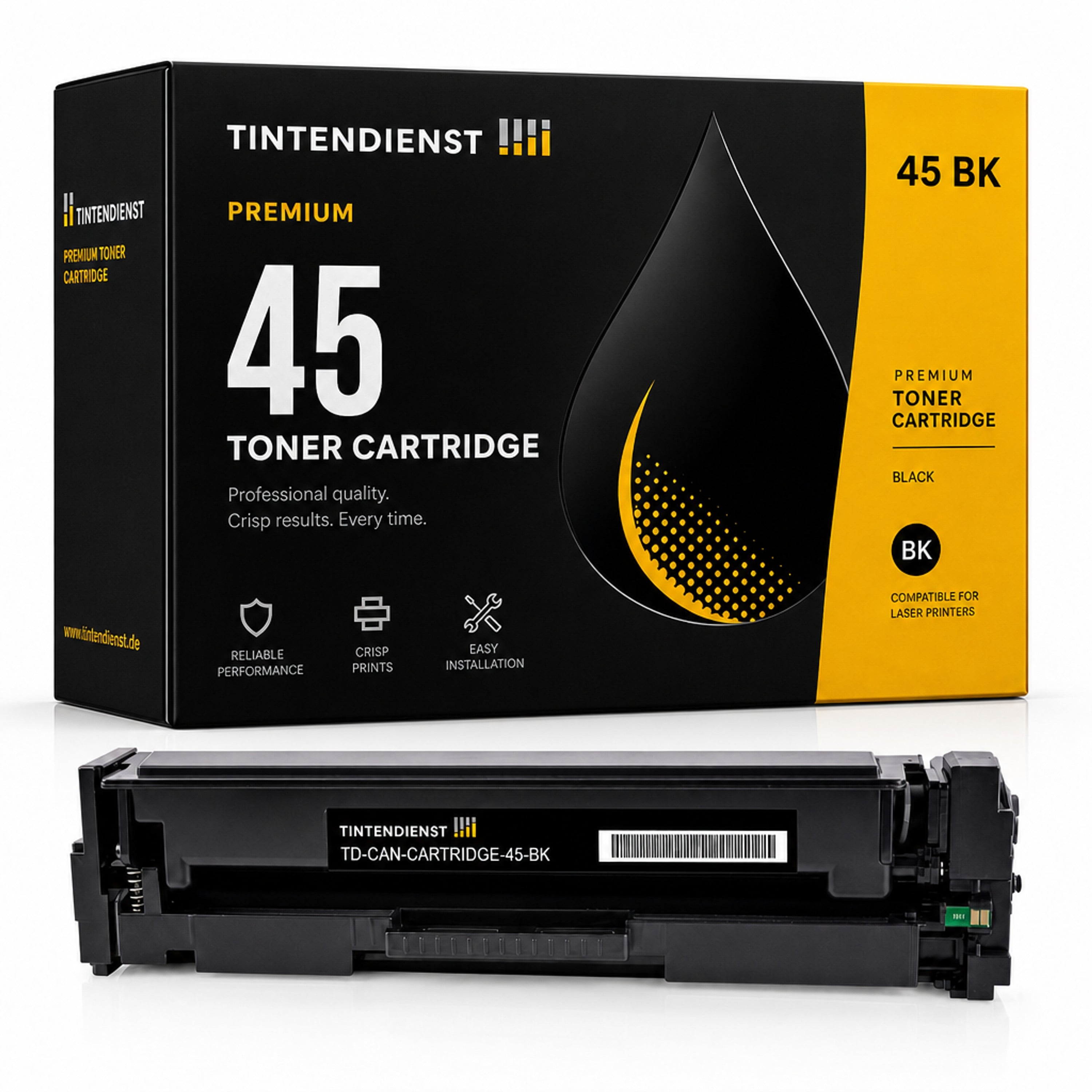 Toner kompatibel zu Canon 45, schwarz
