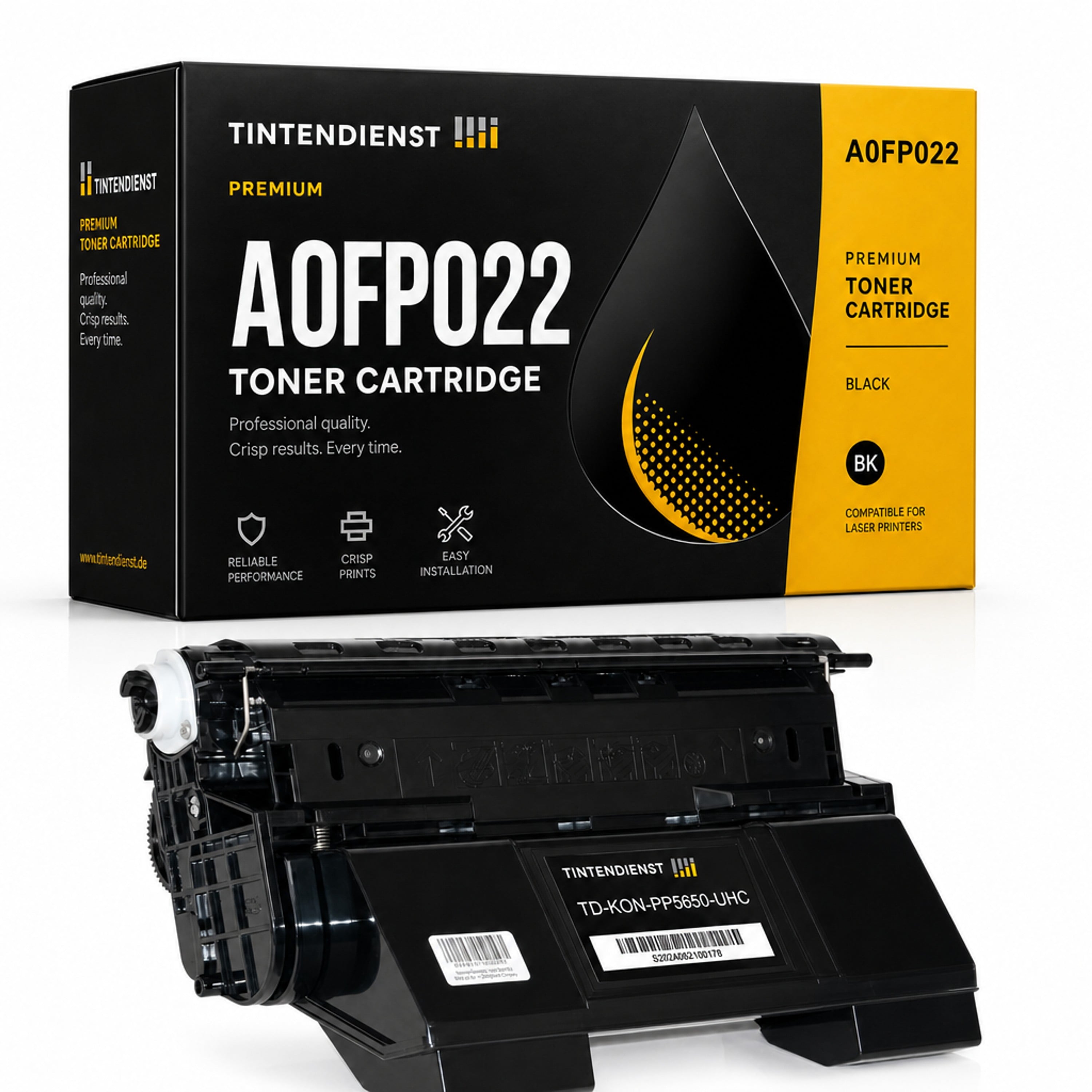 Toner kompatibel zu Konica Minolta A0FP022, schwarz