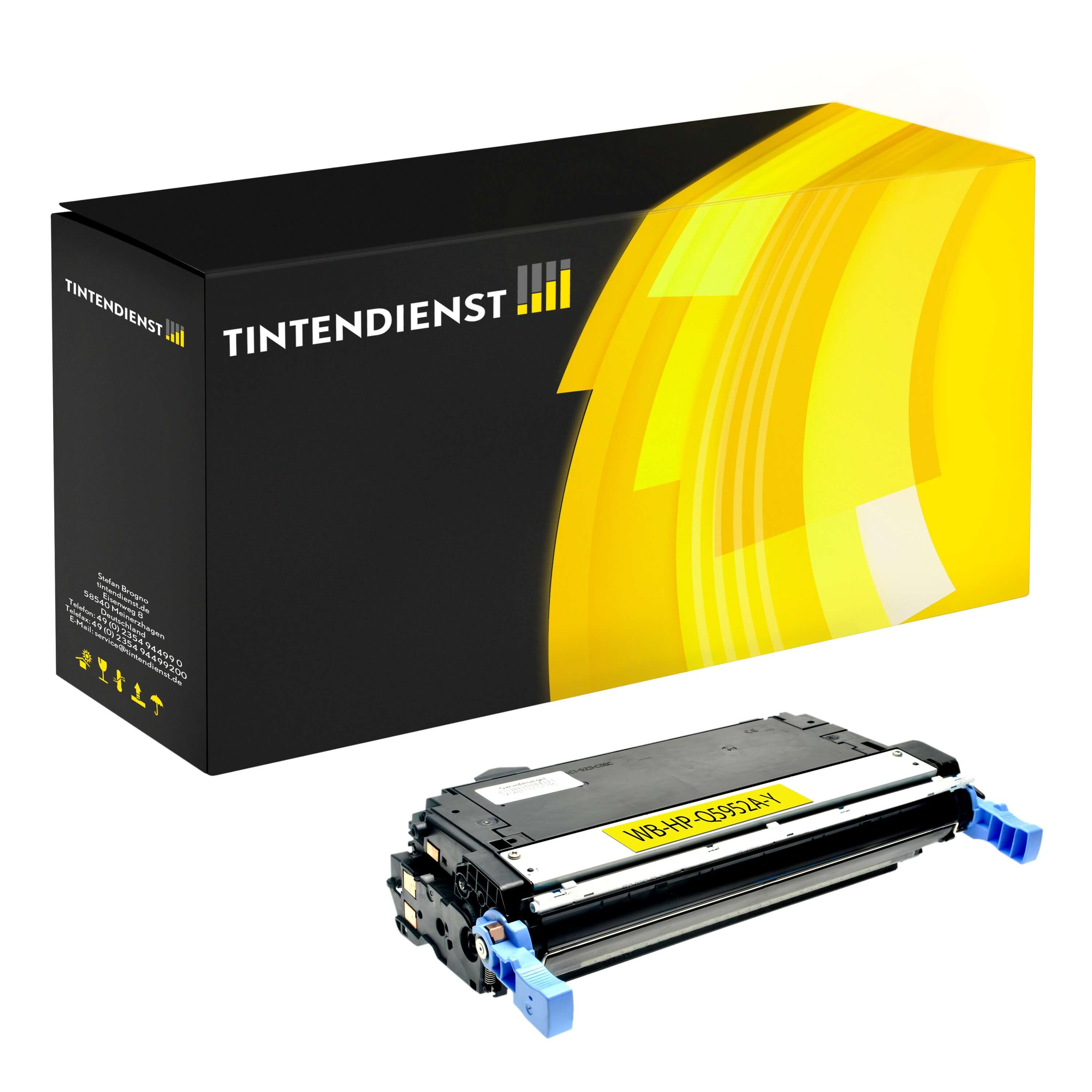Toner kompatibel zu HP 643A, gelb