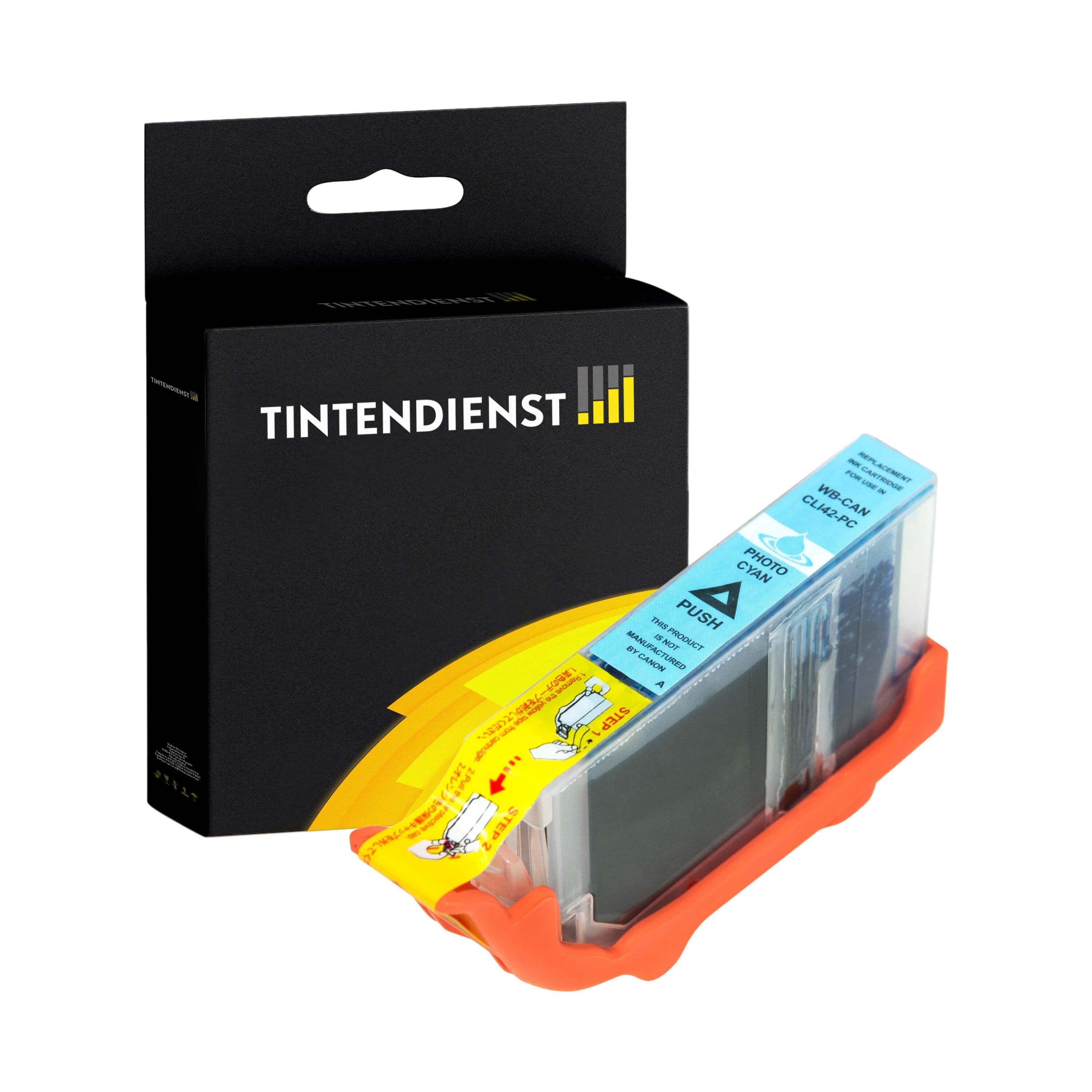 Tintendienst kompatibel für Canon Tintenpatrone 6388B001 / CLI-42PC Photo Cyan