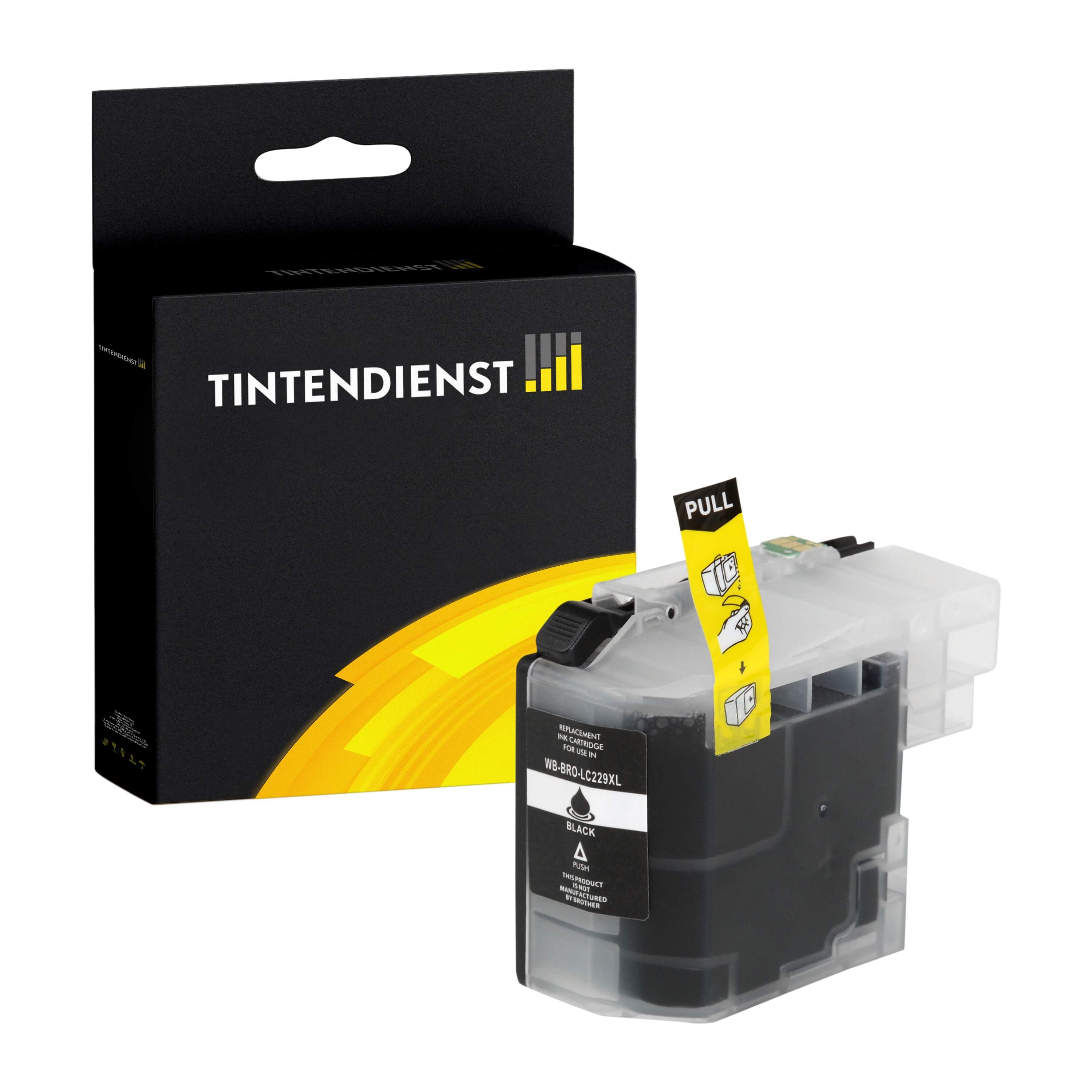 Tintendienst kompatibel für Brother Tintenpatrone LC-229XLBK Schwarz [XXXXL Füllmenge]