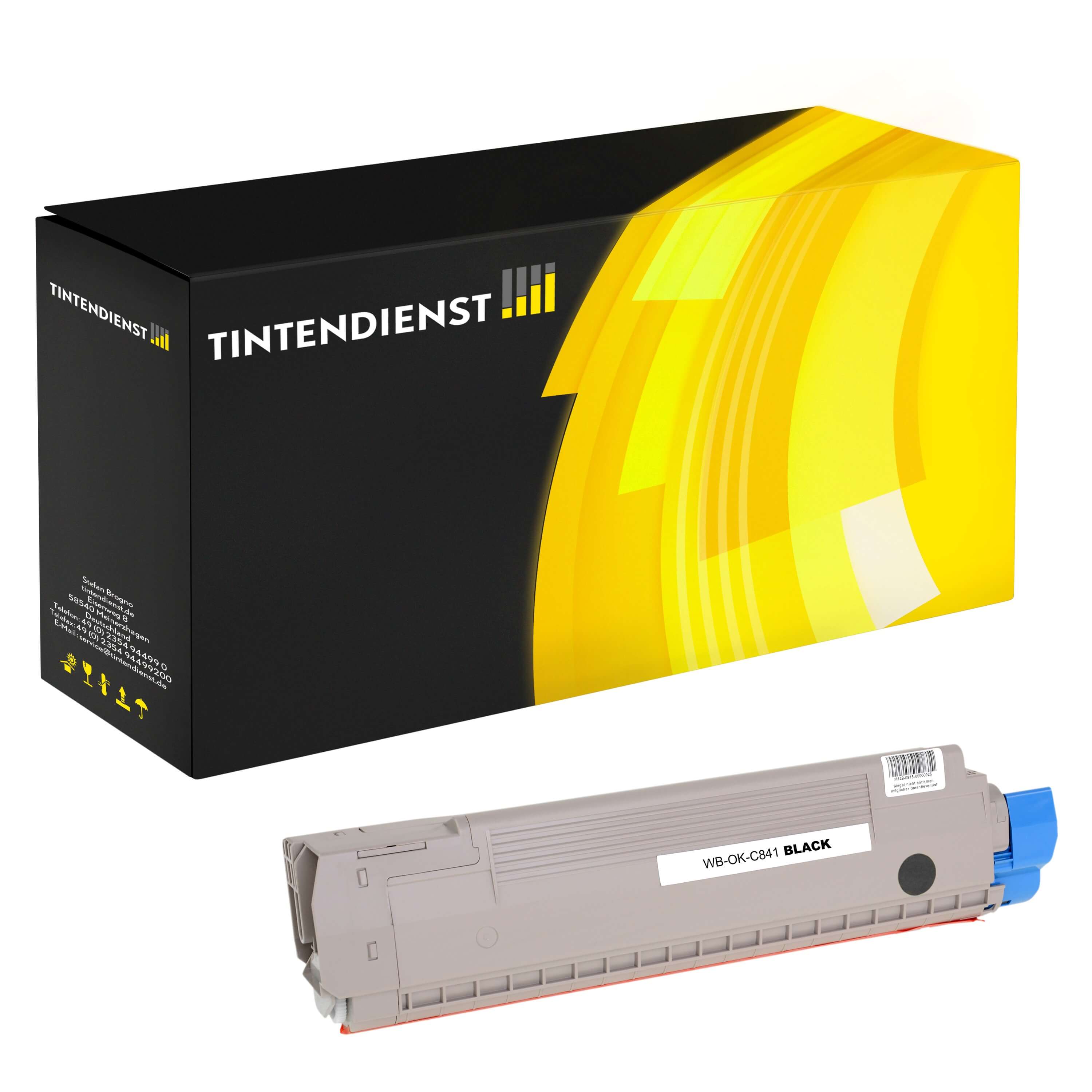 Toner kompatibel zu OKI 44844508, schwarz
