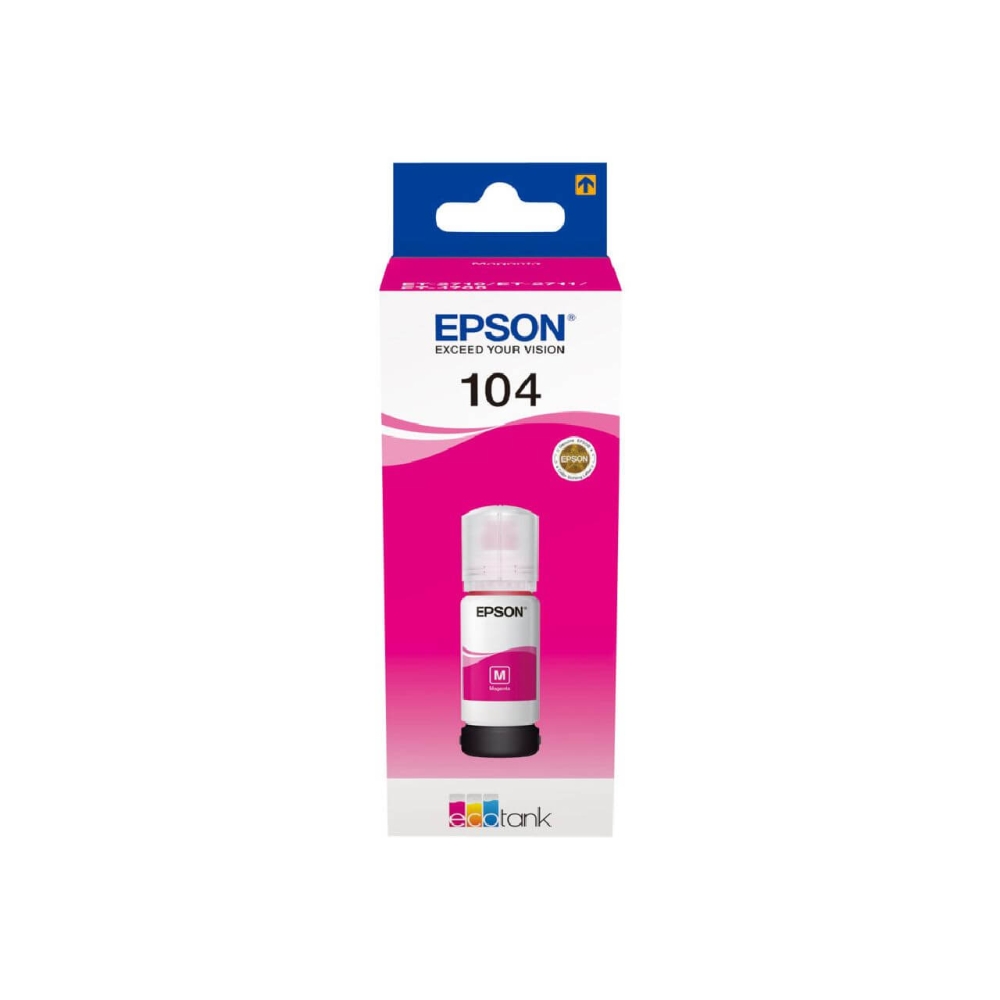 Original Epson Tintenpatrone C13T00P340 / 104 Magenta